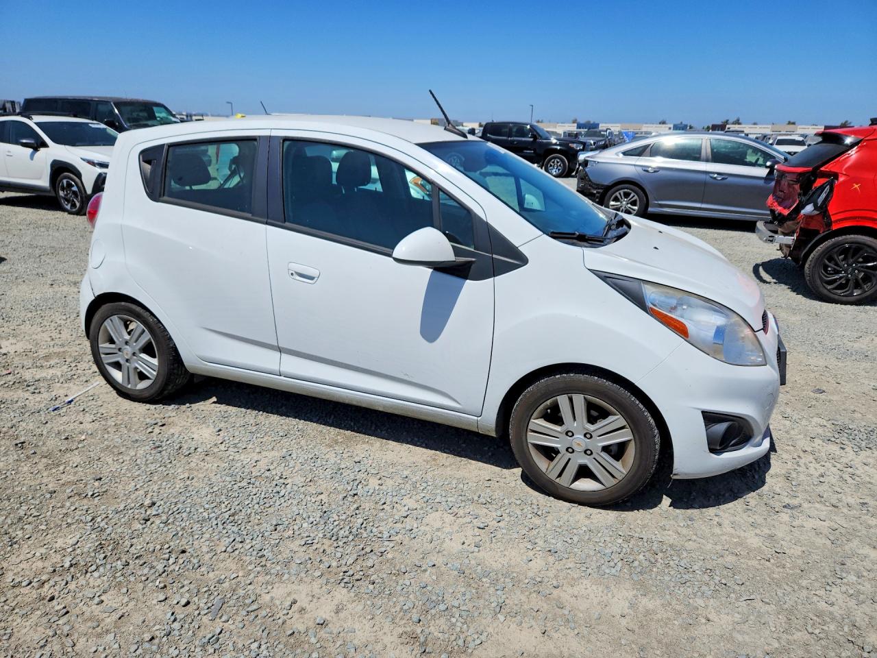 2014 Chevrolet Spark 1lt White vin: KL8CD6S99EC408978