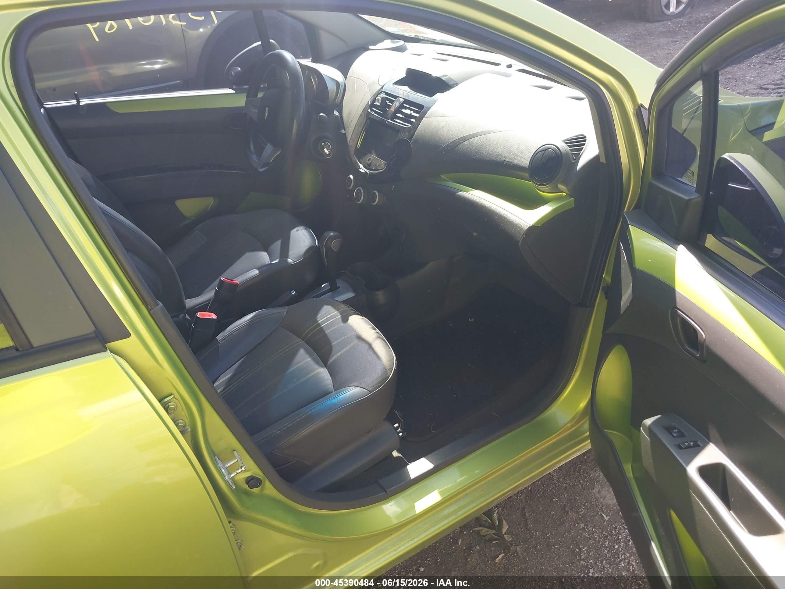 2014 Chevrolet Spark 1lt Auto Green vin: KL8CD6S99EC429751