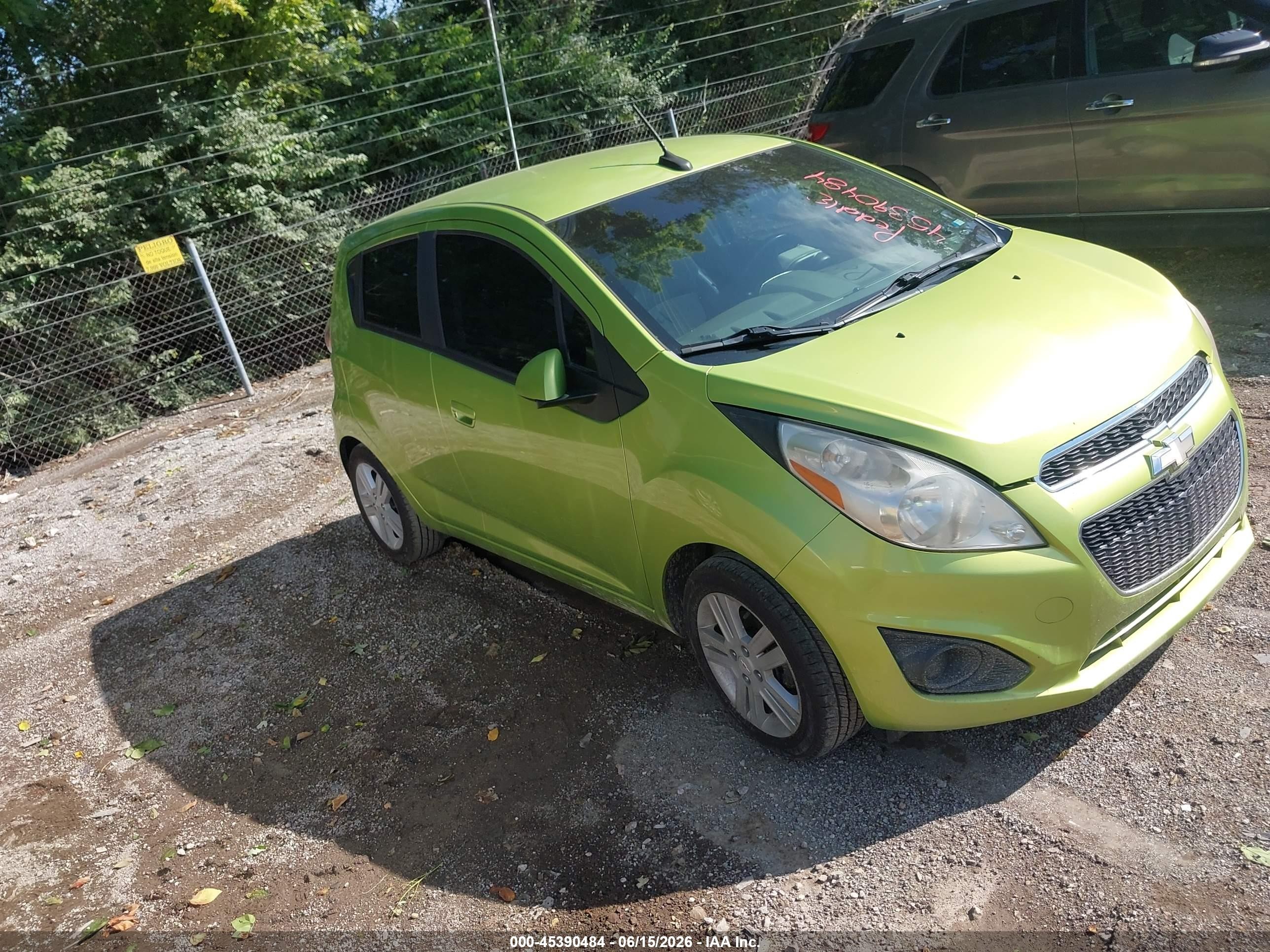 2014 Chevrolet Spark 1lt Auto Зеленый vin: KL8CD6S99EC429751