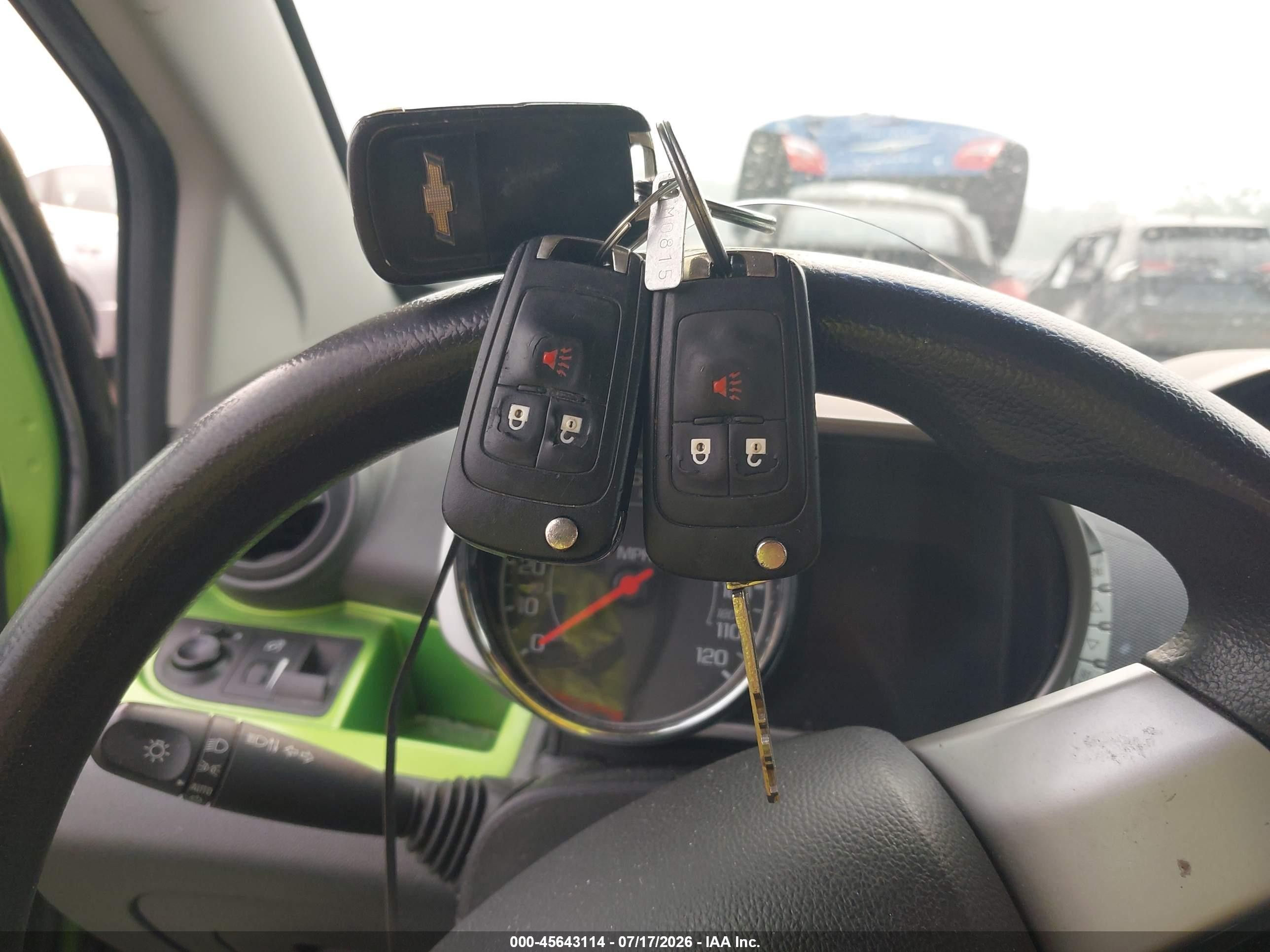 2014 Chevrolet Spark 1lt Auto Green vin: KL8CD6S99EC480599