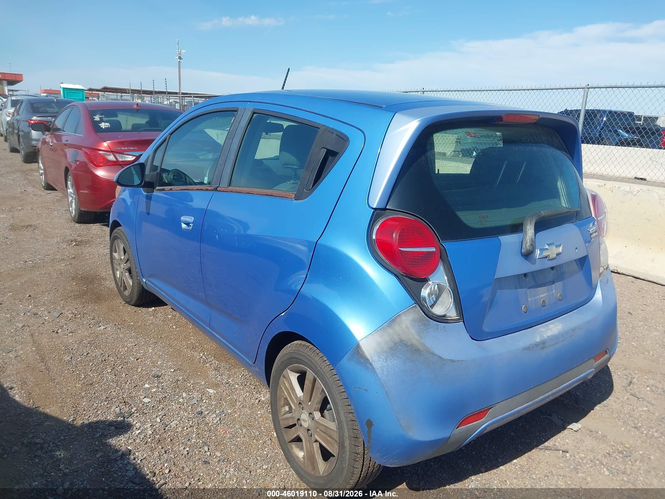 2014 Chevrolet Spark 1lt Auto Синий vin: KL8CD6S99EC482112