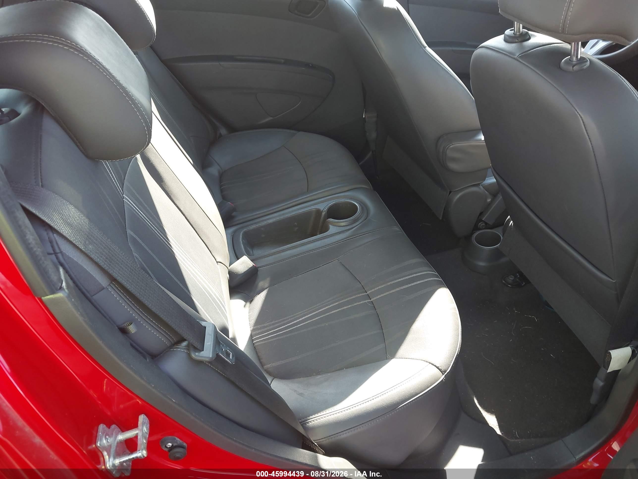2014 Chevrolet Spark 1lt Auto Red vin: KL8CD6S99EC520583