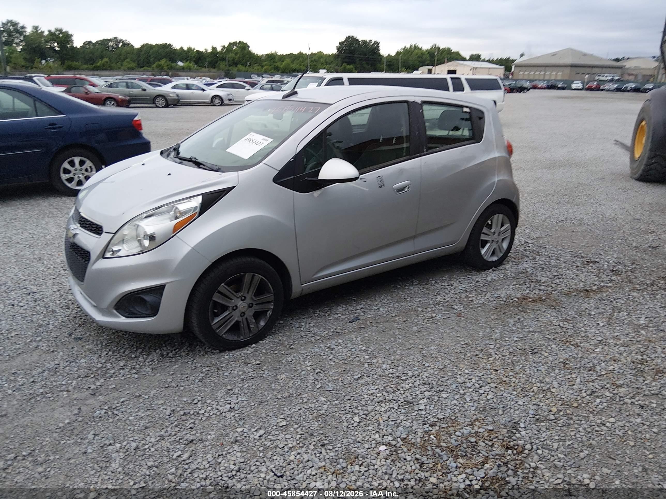 2014 Chevrolet Spark 1lt Auto Silver vin: KL8CD6S99EC520969