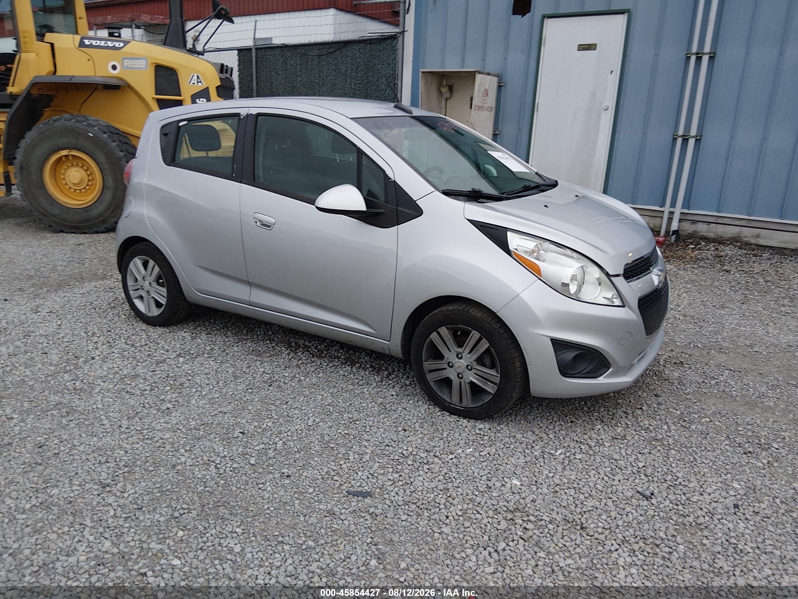 2014 Chevrolet Spark 1lt Auto Silver vin: KL8CD6S99EC520969