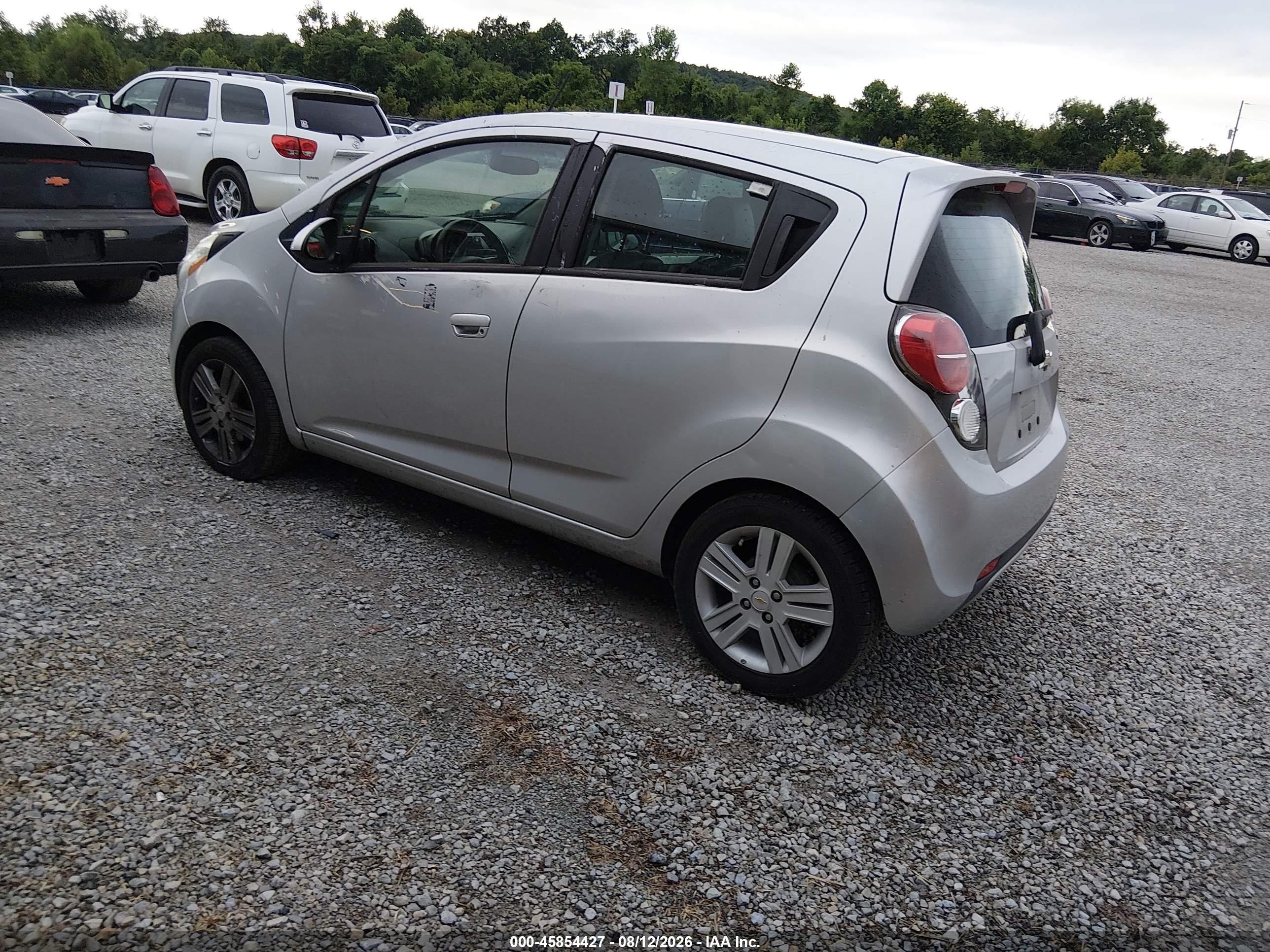 2014 Chevrolet Spark 1lt Auto Silver vin: KL8CD6S99EC520969