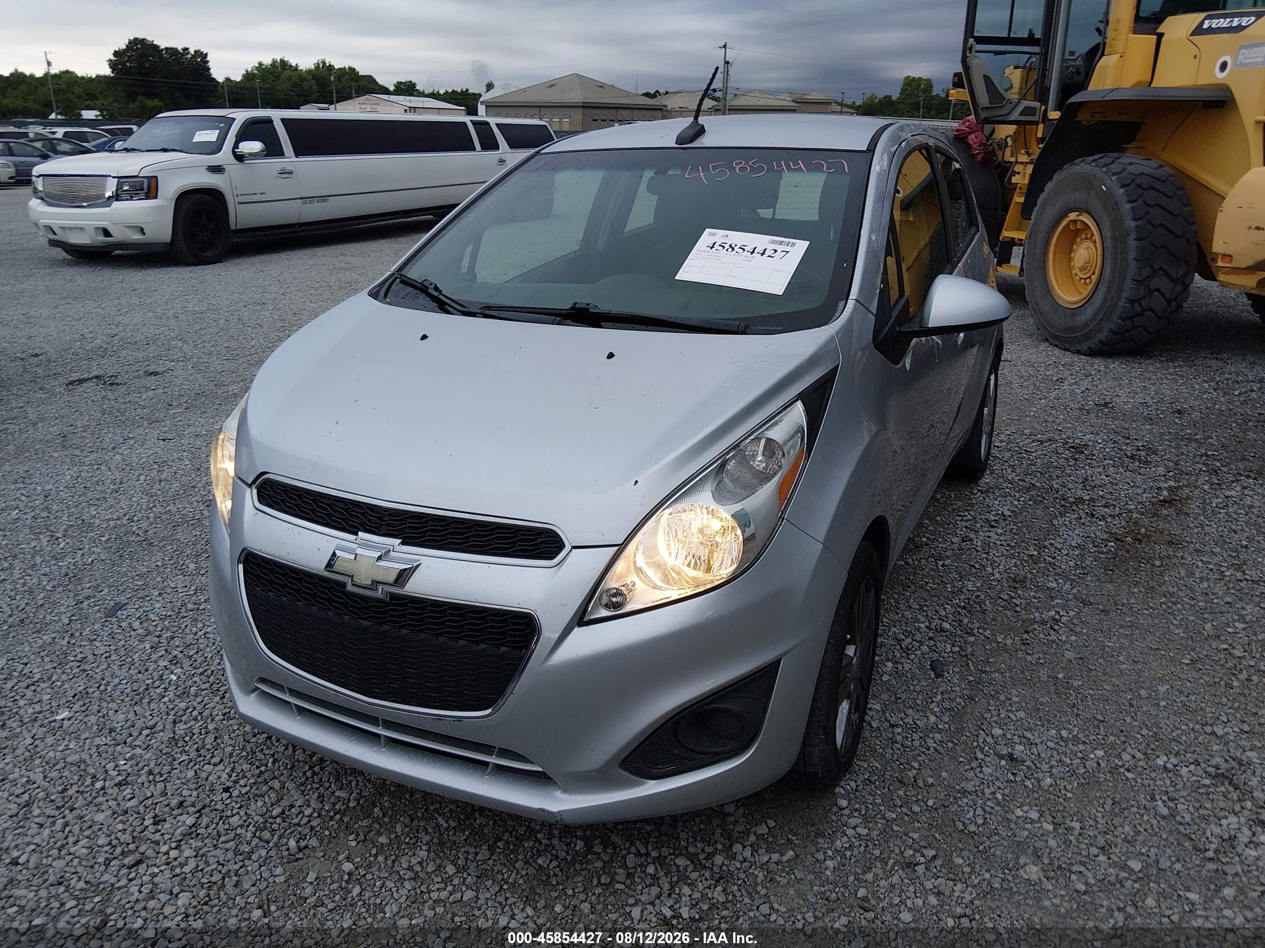 2014 Chevrolet Spark 1lt Auto Silver vin: KL8CD6S99EC520969