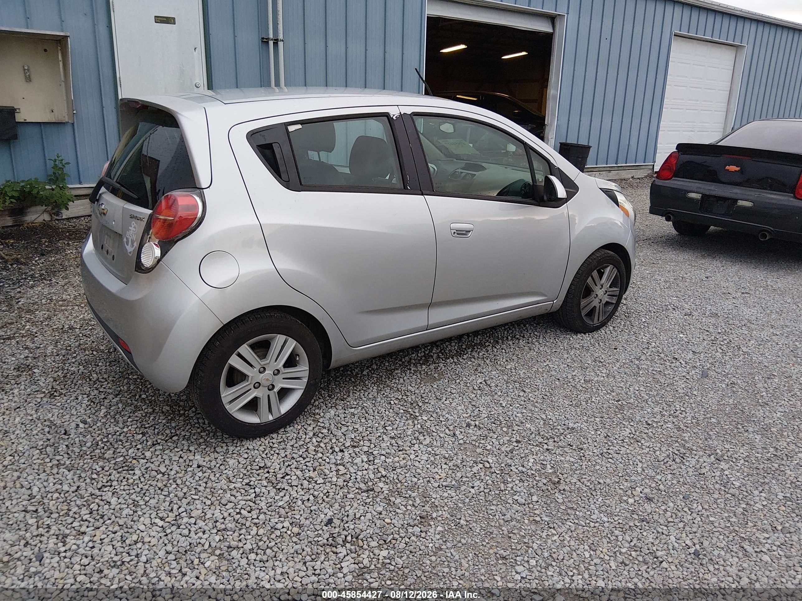 2014 Chevrolet Spark 1lt Auto Silver vin: KL8CD6S99EC520969