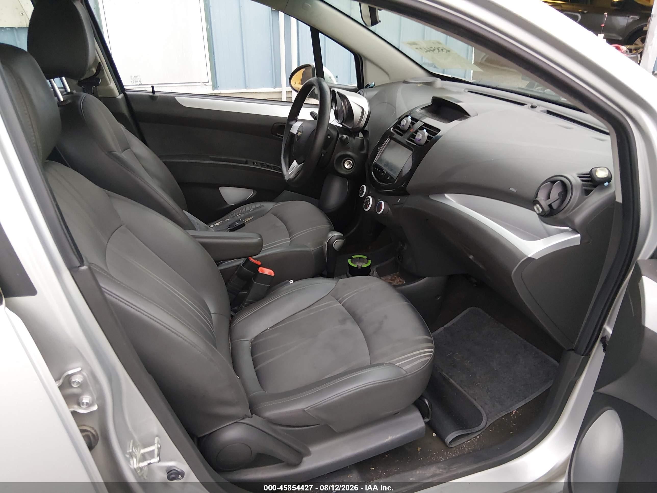 2014 Chevrolet Spark 1lt Auto Silver vin: KL8CD6S99EC520969