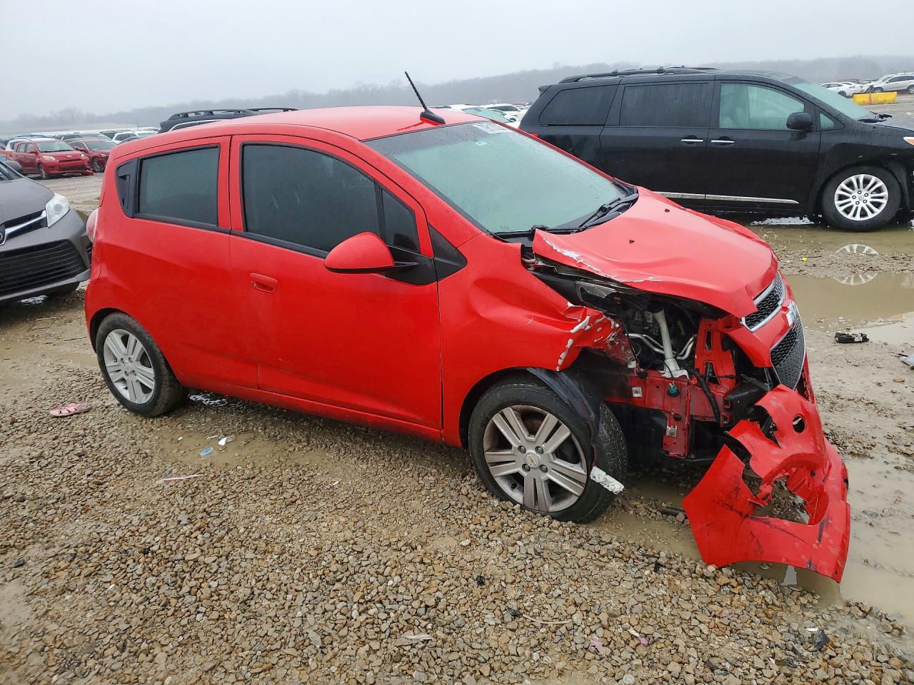 2014 Chevrolet Spark 1lt Красный vin: KL8CD6S99EC540770