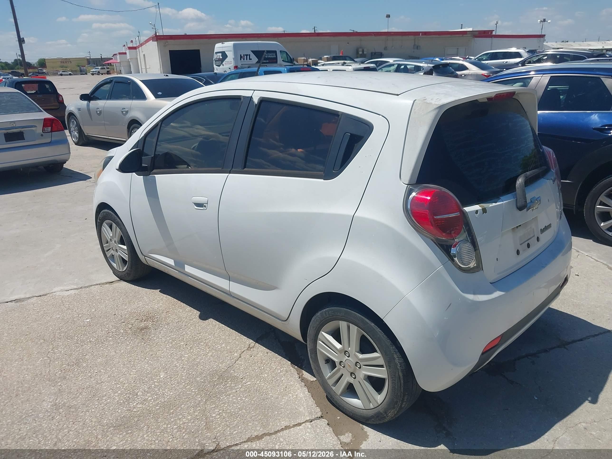 2014 Chevrolet Spark 1lt Auto White vin: KL8CD6S99EC573929