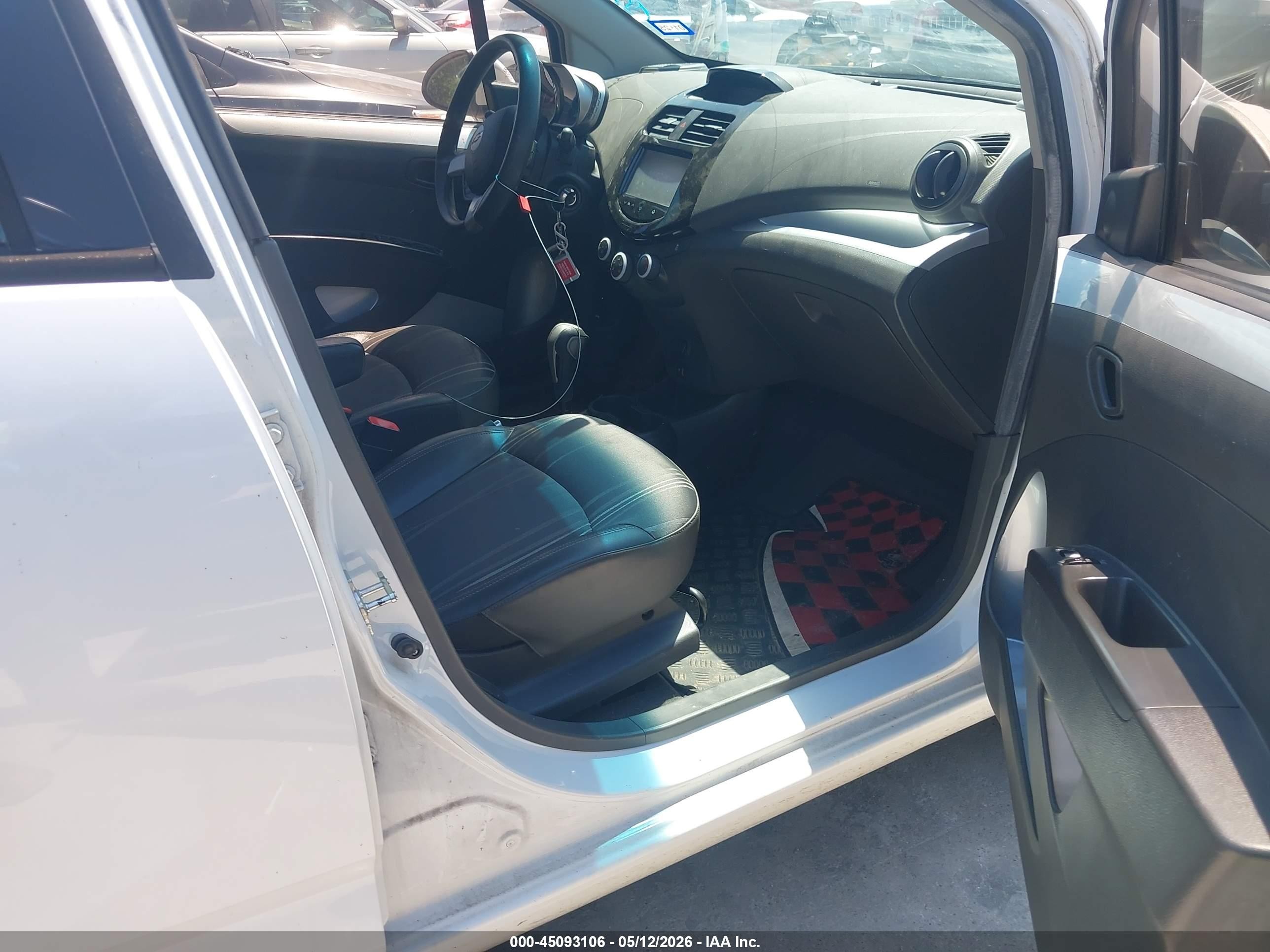 2014 Chevrolet Spark 1lt Auto White vin: KL8CD6S99EC573929