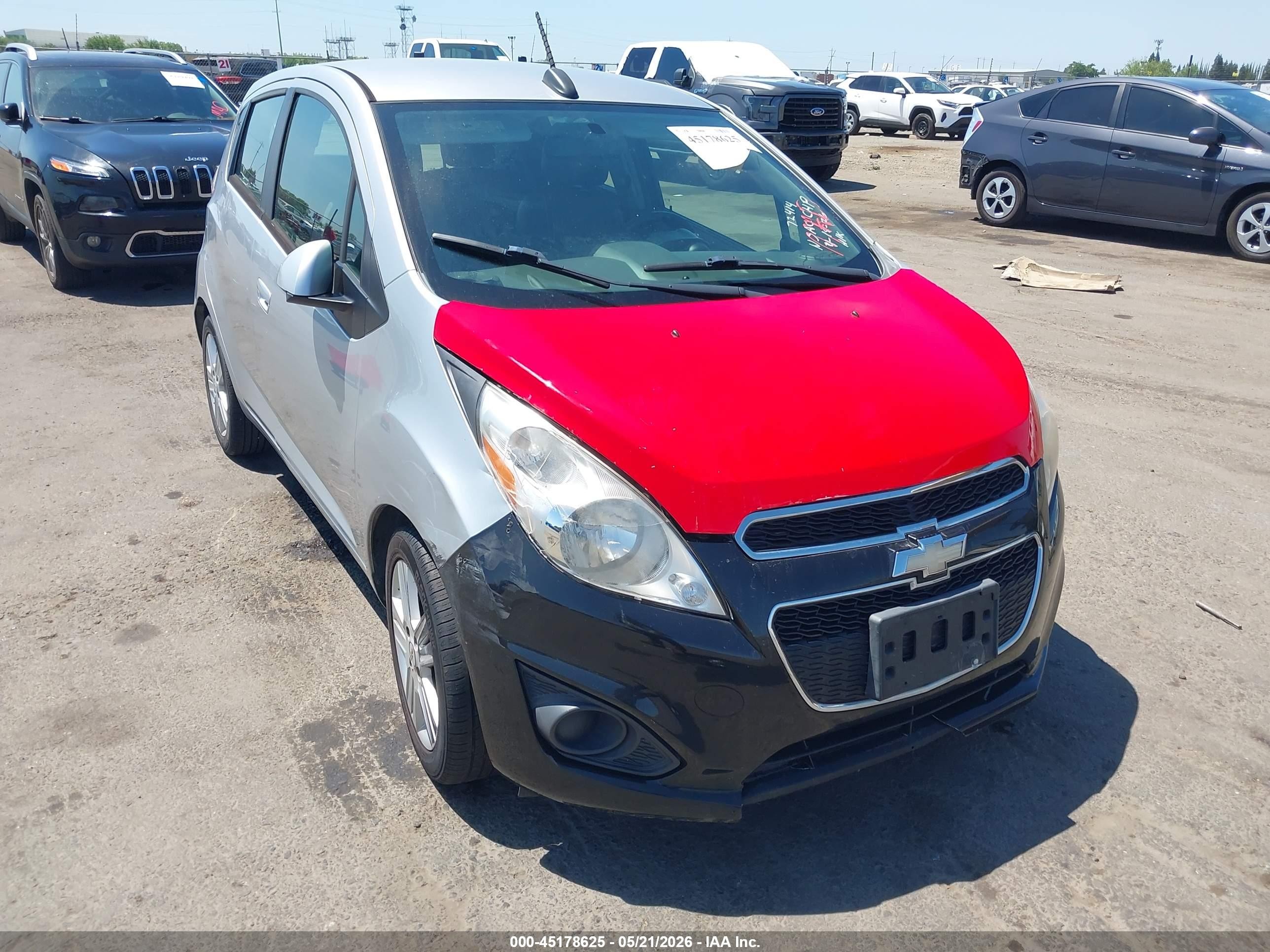 2015 Chevrolet Spark 1lt Cvt Silver vin: KL8CD6S99FC719599