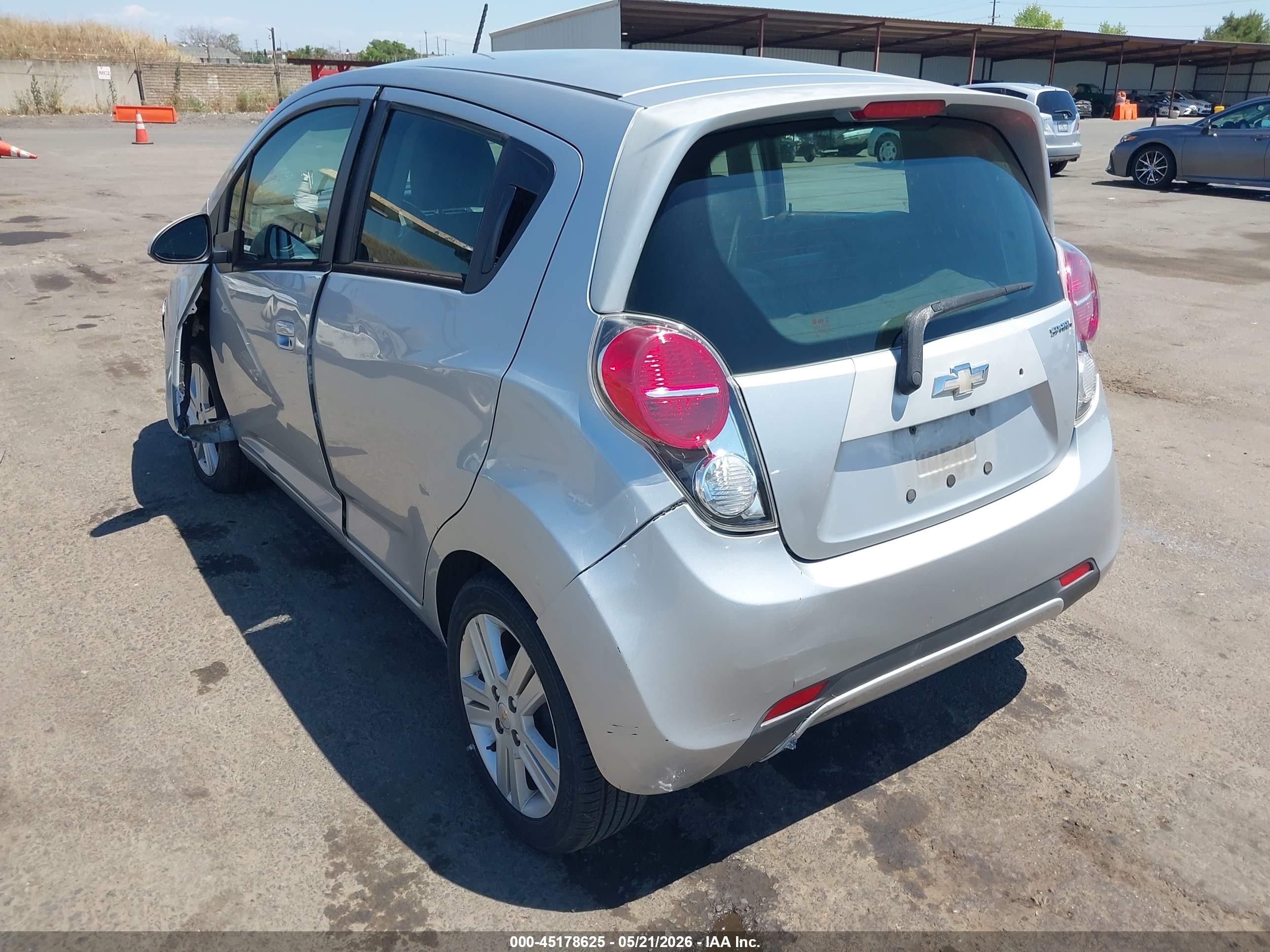 2015 Chevrolet Spark 1lt Cvt Silver vin: KL8CD6S99FC719599
