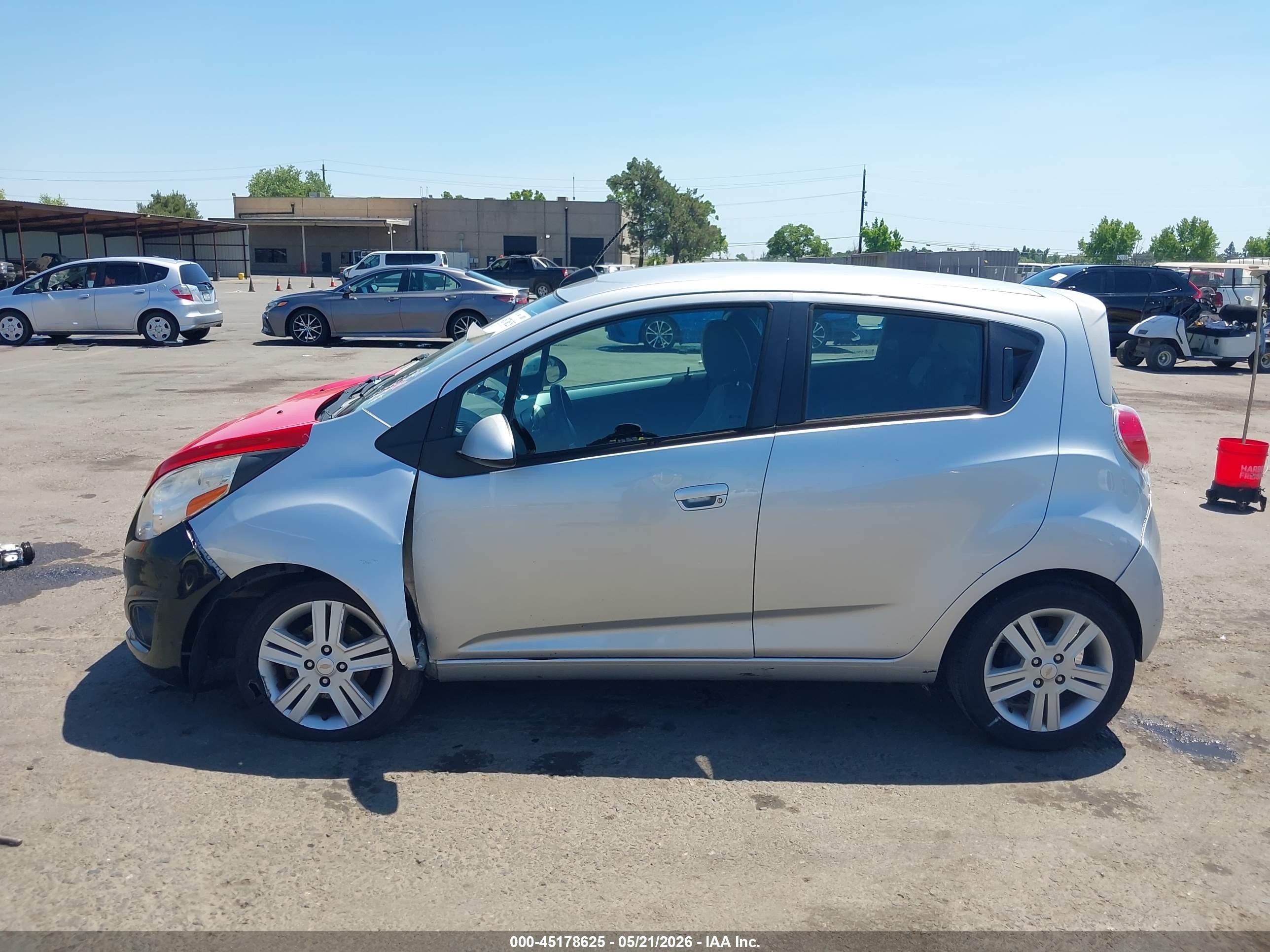 2015 Chevrolet Spark 1lt Cvt Silver vin: KL8CD6S99FC719599
