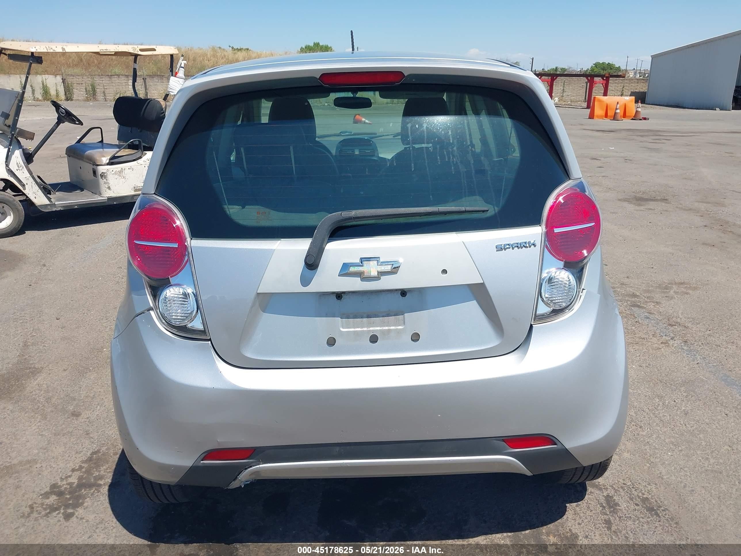 2015 Chevrolet Spark 1lt Cvt Silver vin: KL8CD6S99FC719599