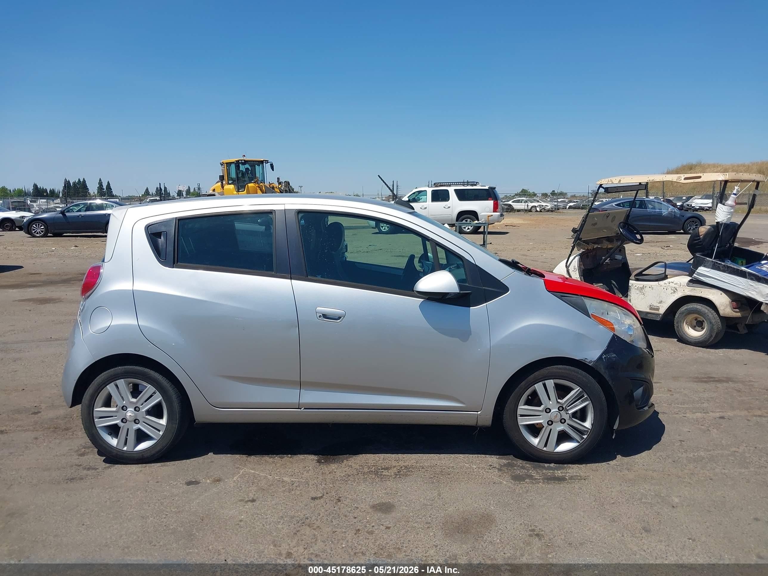 2015 Chevrolet Spark 1lt Cvt Silver vin: KL8CD6S99FC719599