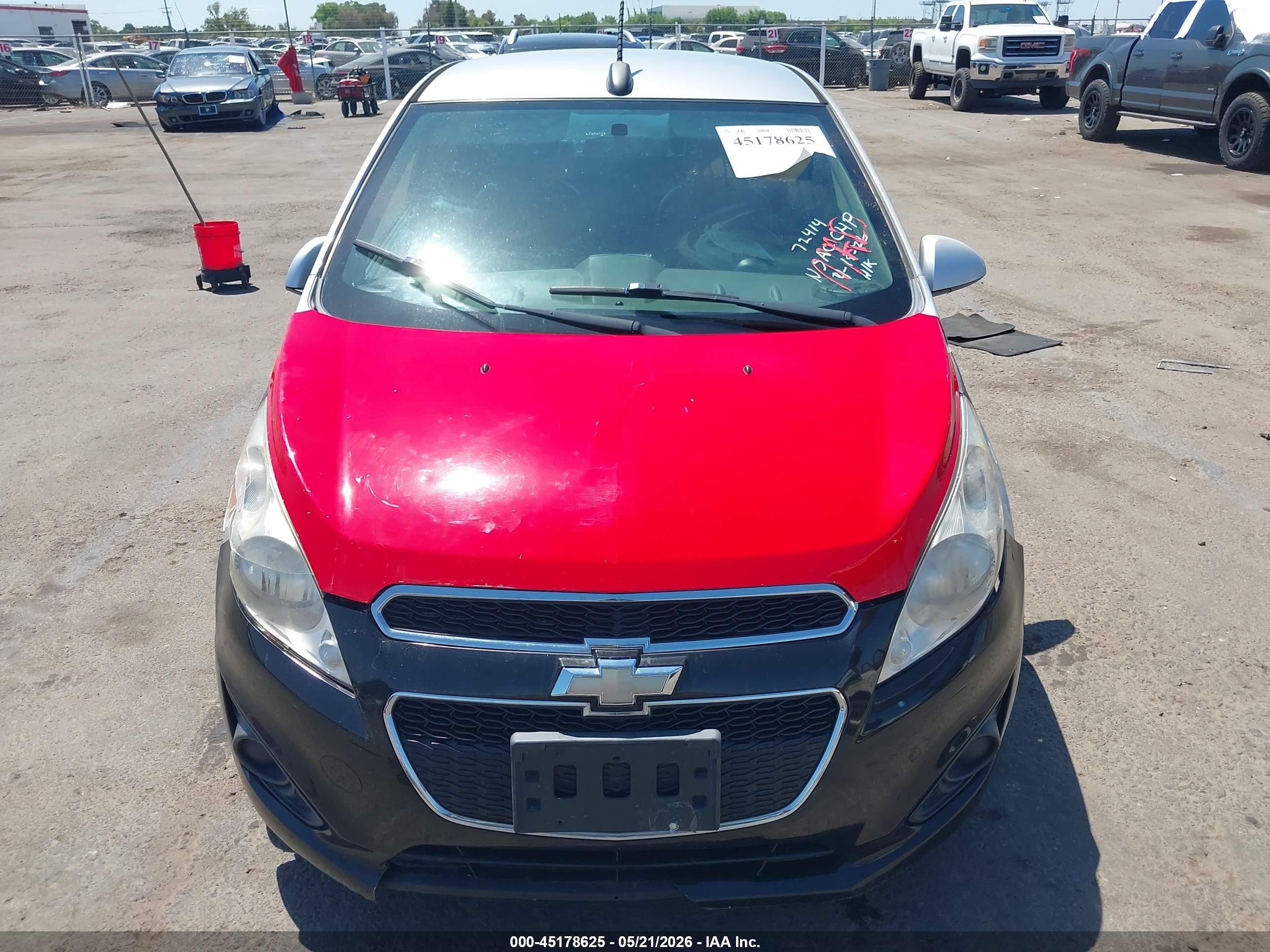 2015 Chevrolet Spark 1lt Cvt Silver vin: KL8CD6S99FC719599