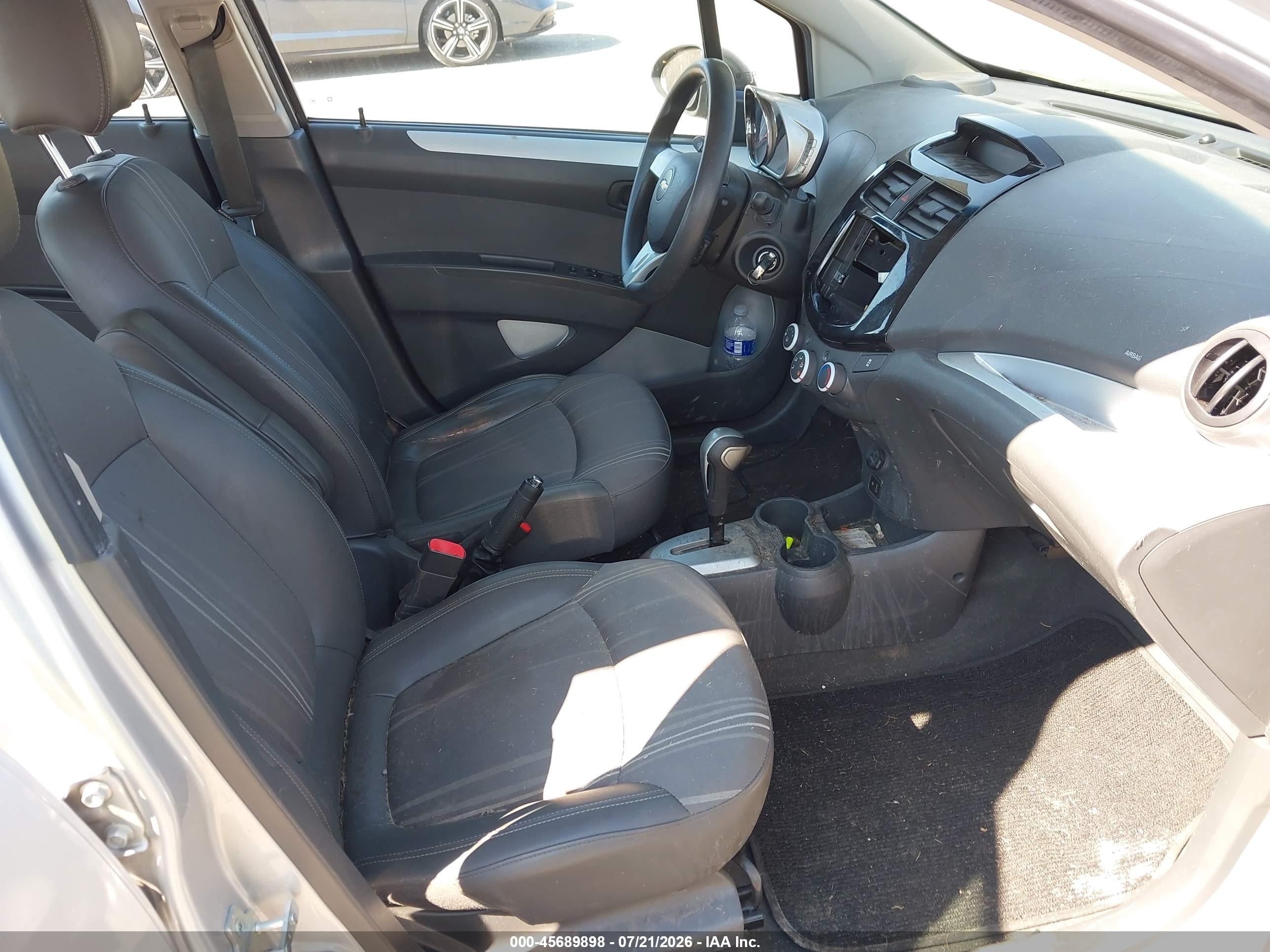 2015 Chevrolet Spark 1lt Cvt Silver vin: KL8CD6S99FC723538