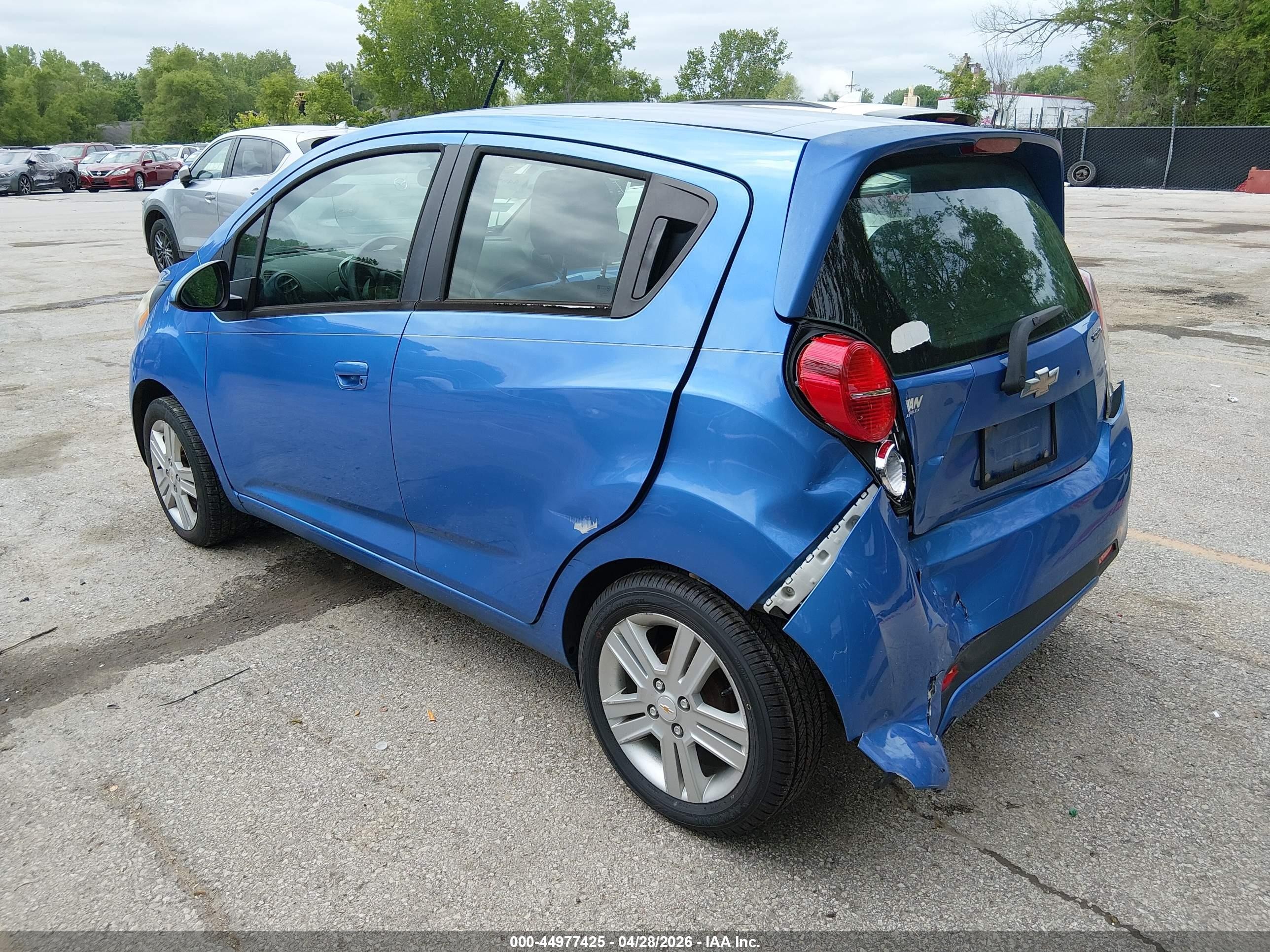 2015 Chevrolet Spark 1lt Cvt Blue vin: KL8CD6S99FC733485