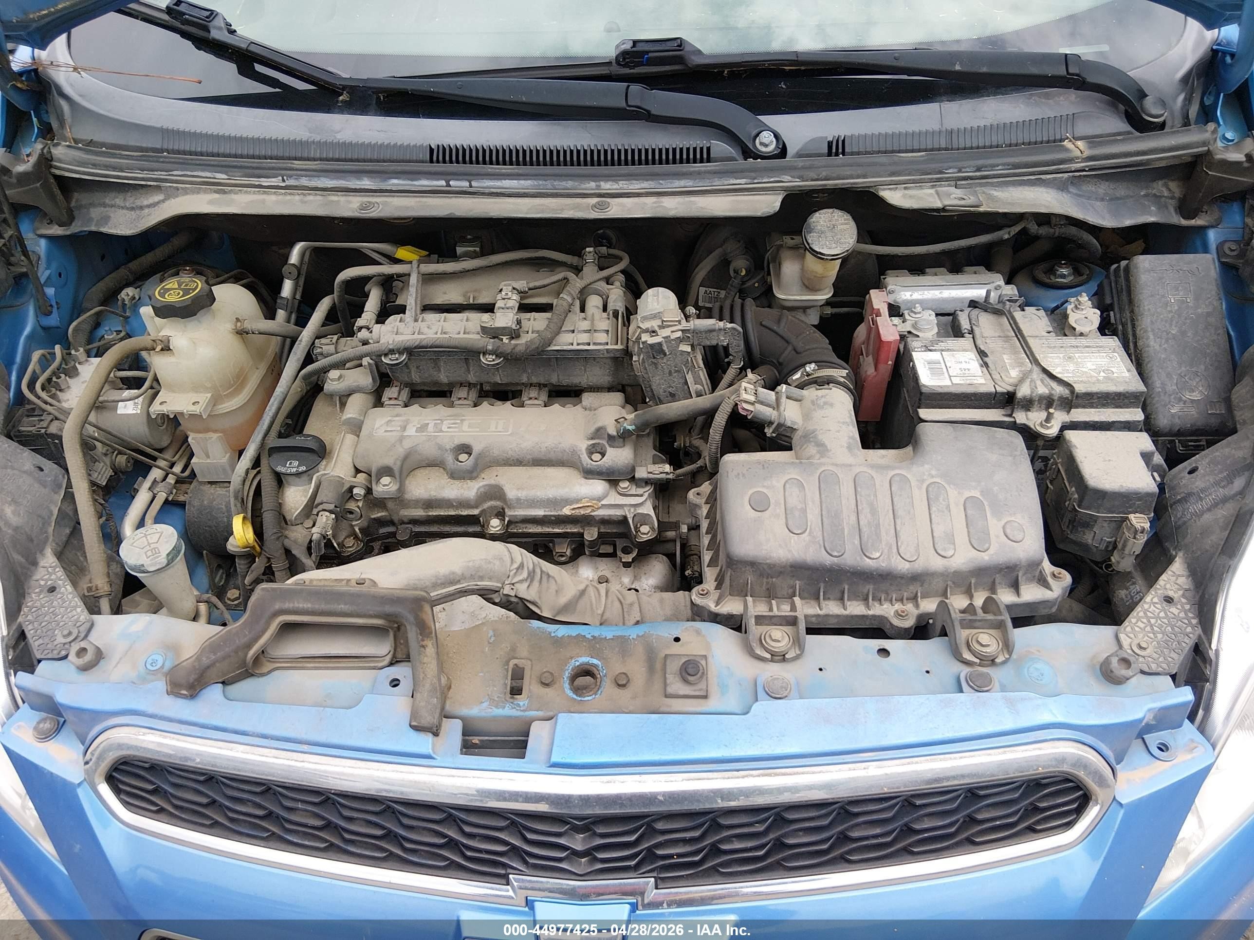 2015 Chevrolet Spark 1lt Cvt Blue vin: KL8CD6S99FC733485