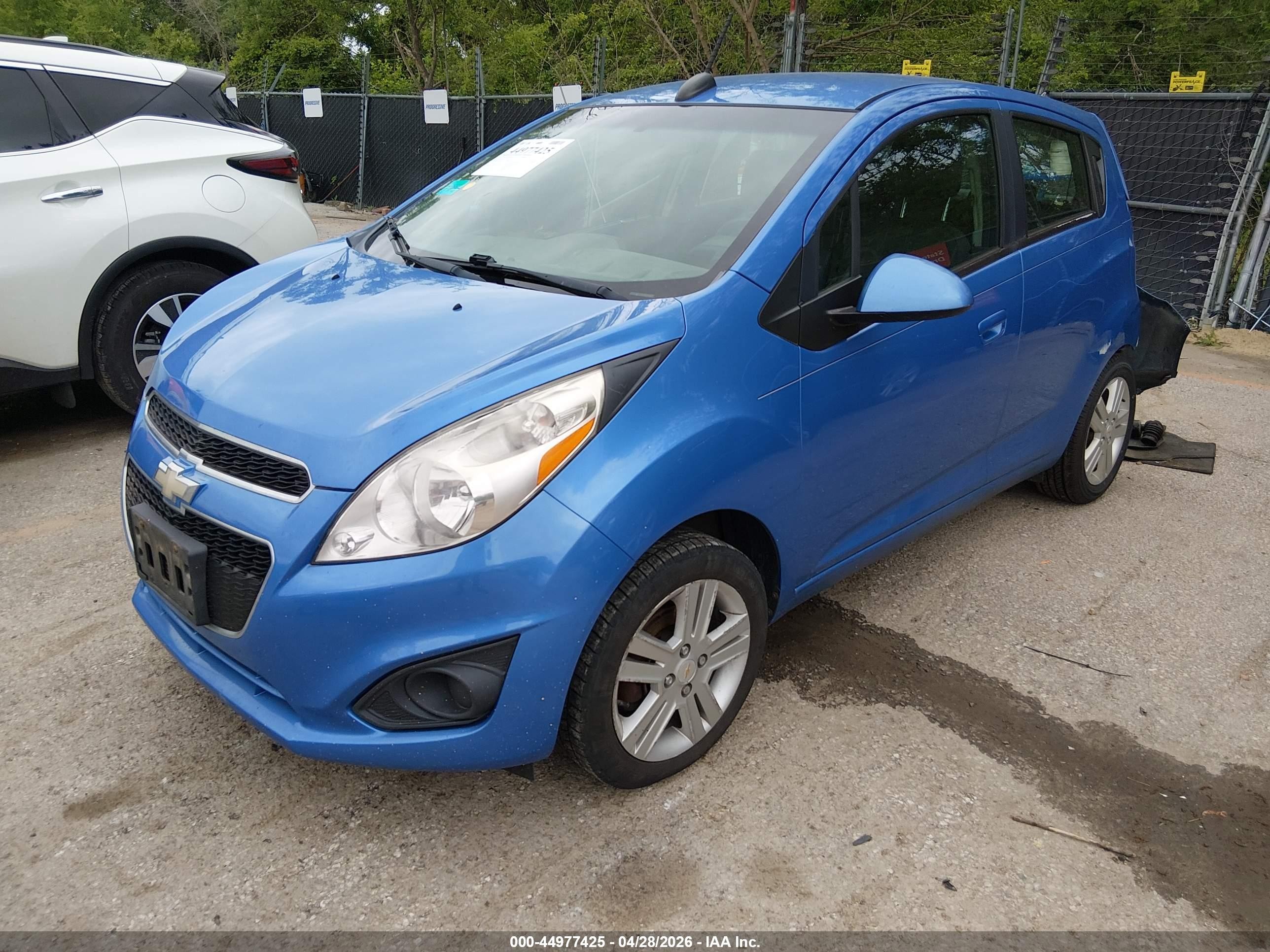 2015 Chevrolet Spark 1lt Cvt Blue vin: KL8CD6S99FC733485