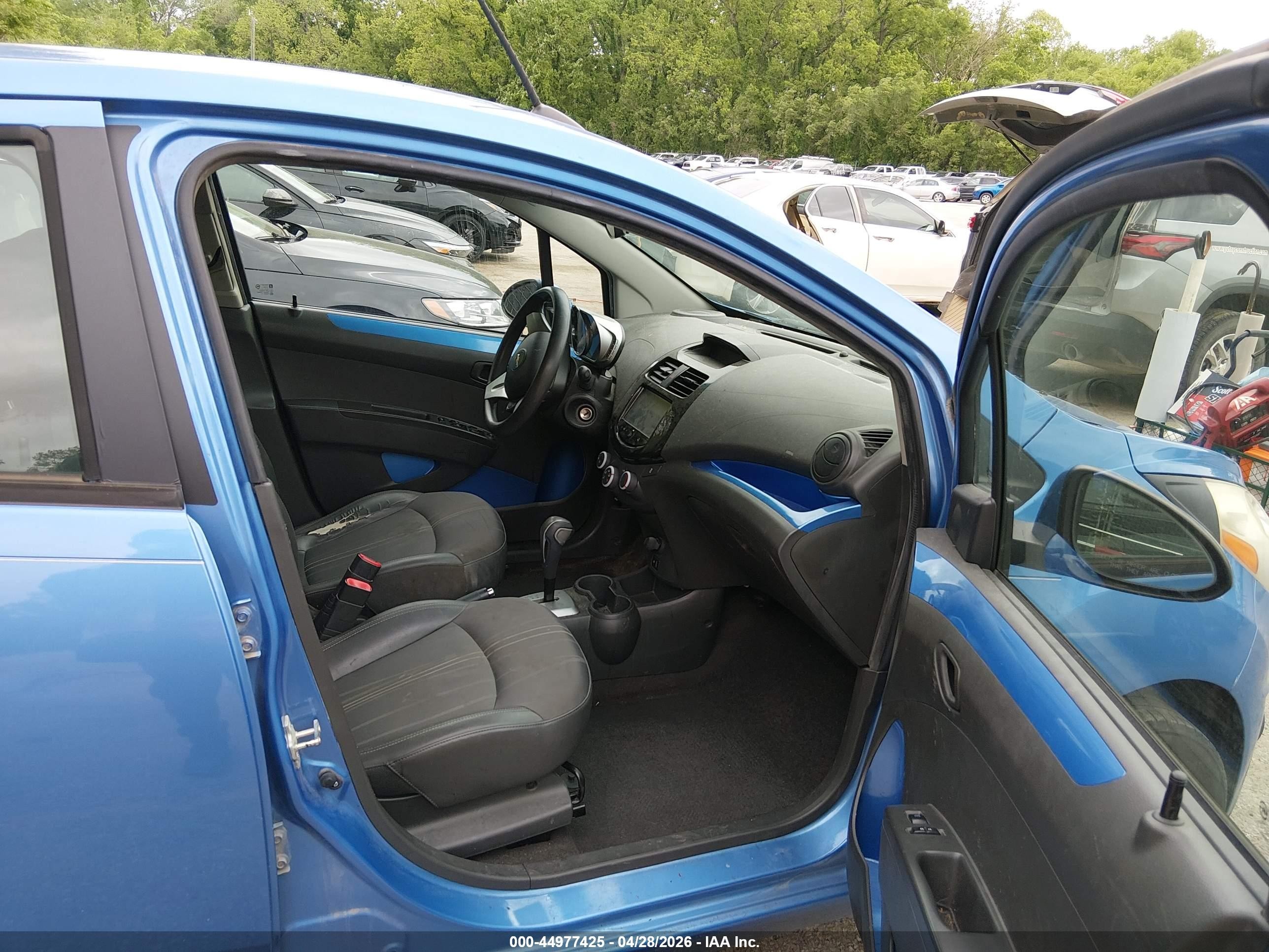 2015 Chevrolet Spark 1lt Cvt Blue vin: KL8CD6S99FC733485