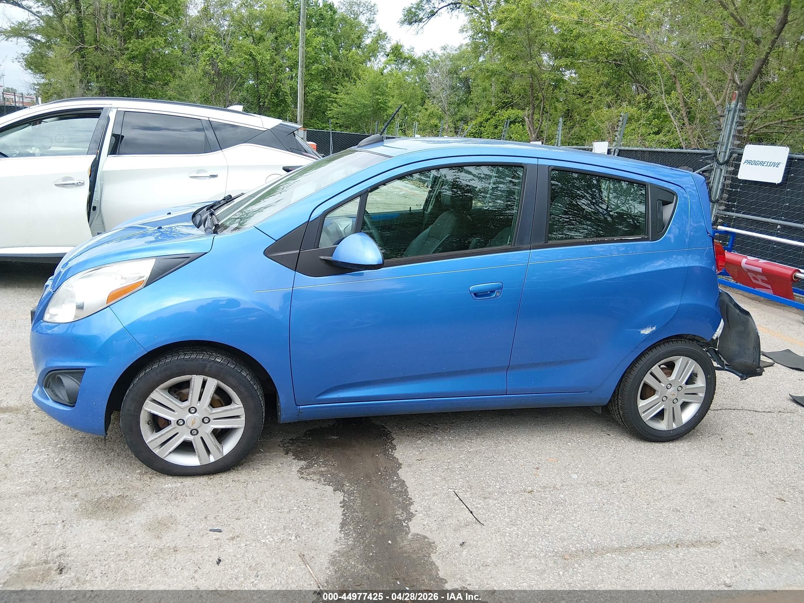2015 Chevrolet Spark 1lt Cvt Blue vin: KL8CD6S99FC733485