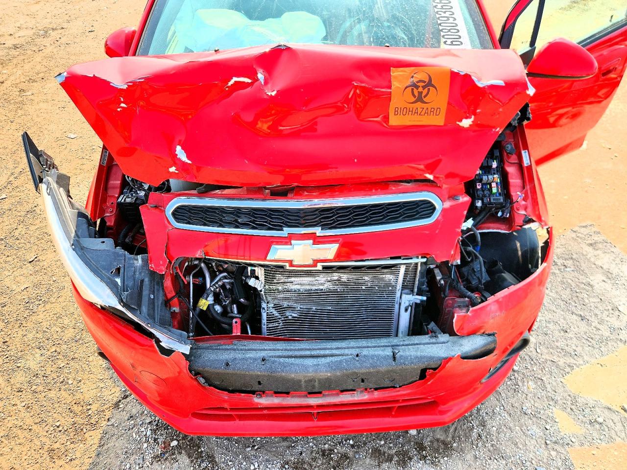 2015 Chevrolet Spark 1lt Red vin: KL8CD6S99FC763277