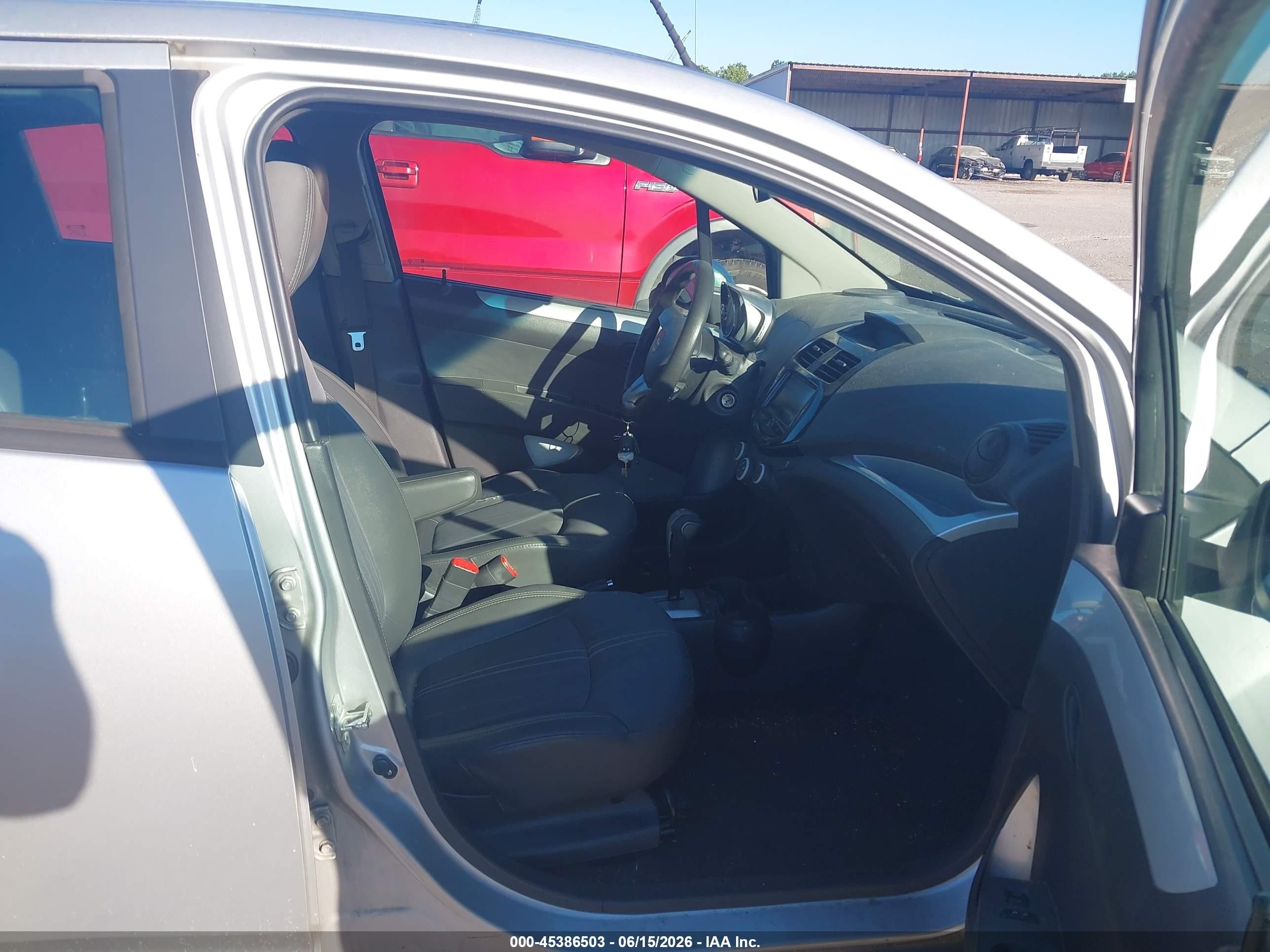 2013 Chevrolet Spark 1lt Auto Silver vin: KL8CD6S9XDC507484