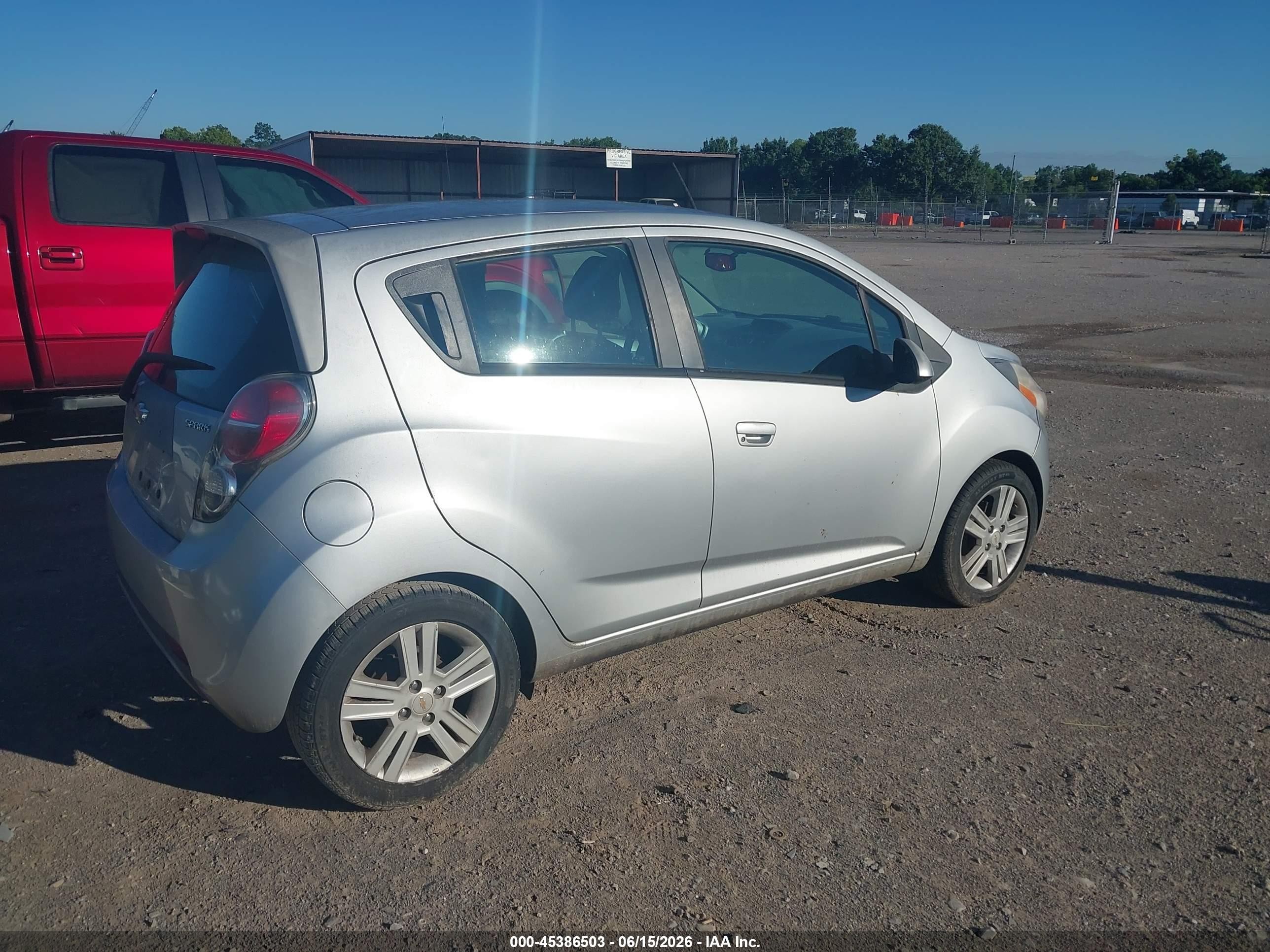2013 Chevrolet Spark 1lt Auto Silver vin: KL8CD6S9XDC507484