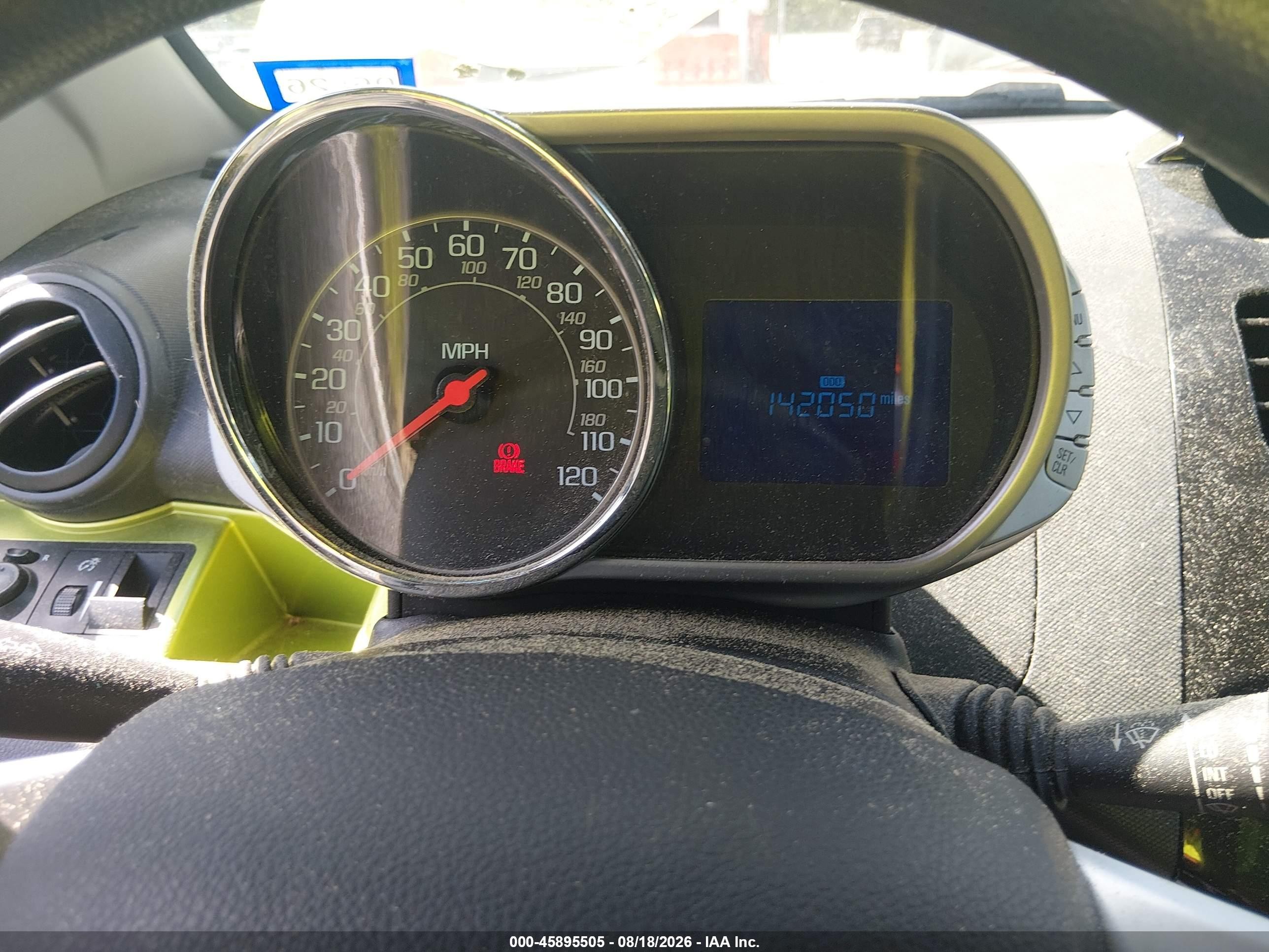 2013 Chevrolet Spark 1lt Auto Green vin: KL8CD6S9XDC531526