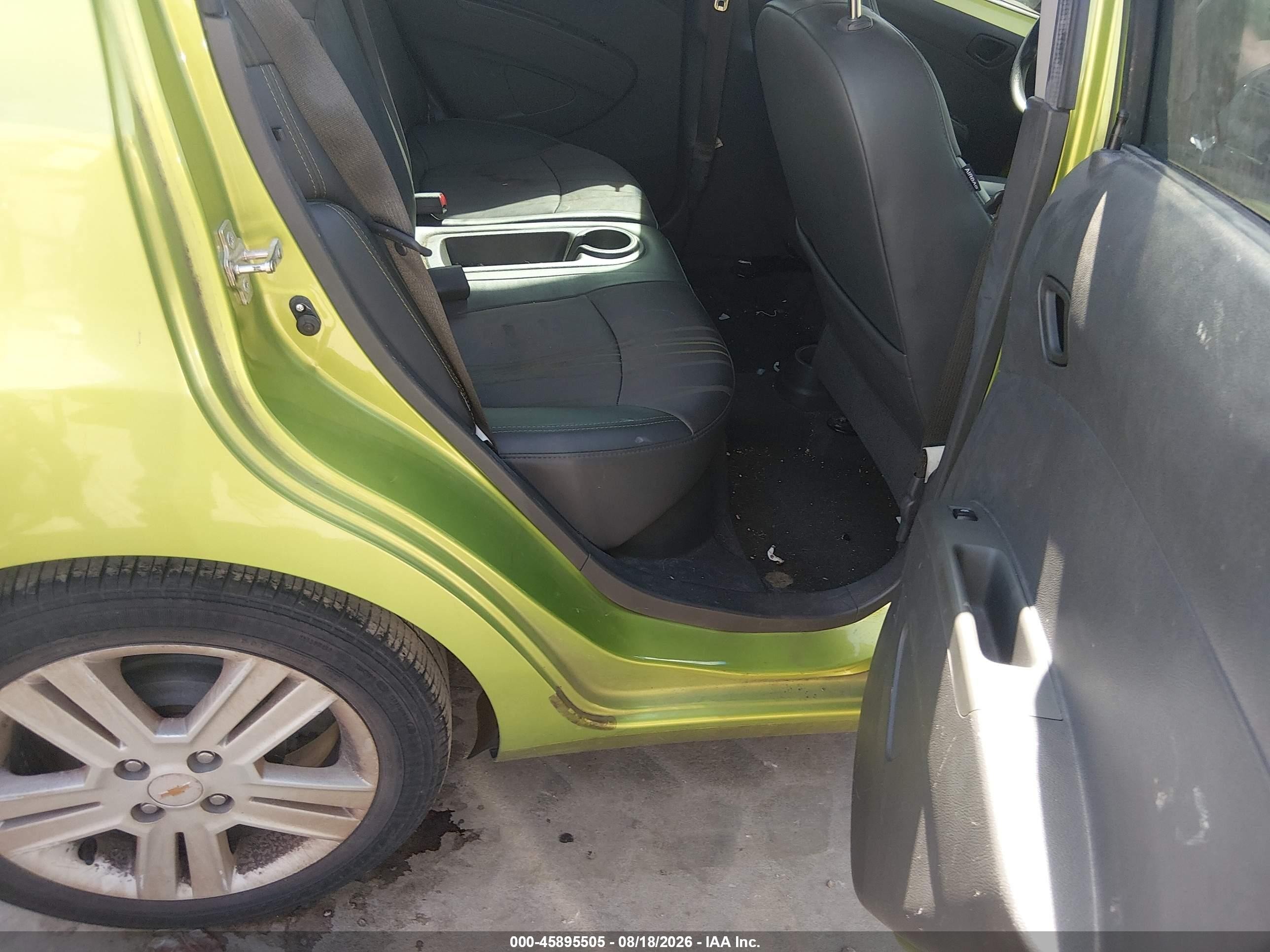 2013 Chevrolet Spark 1lt Auto Green vin: KL8CD6S9XDC531526
