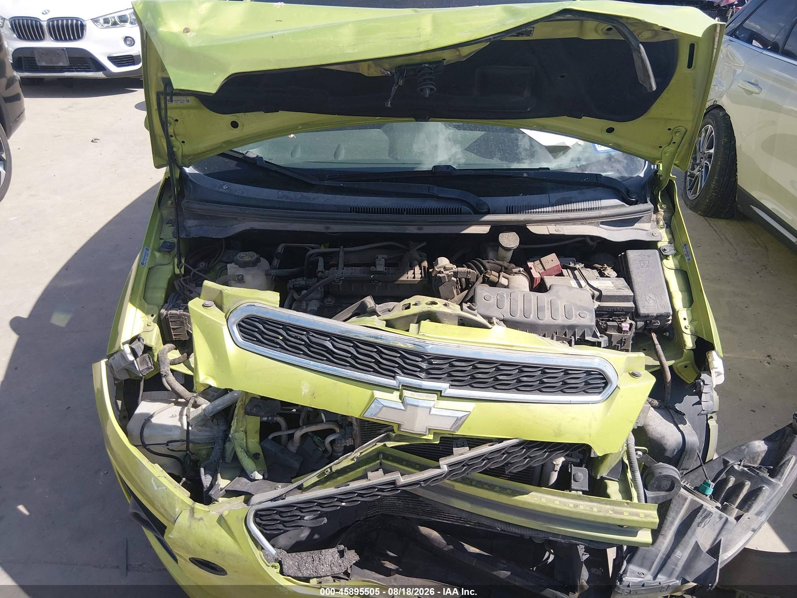2013 Chevrolet Spark 1lt Auto Green vin: KL8CD6S9XDC531526