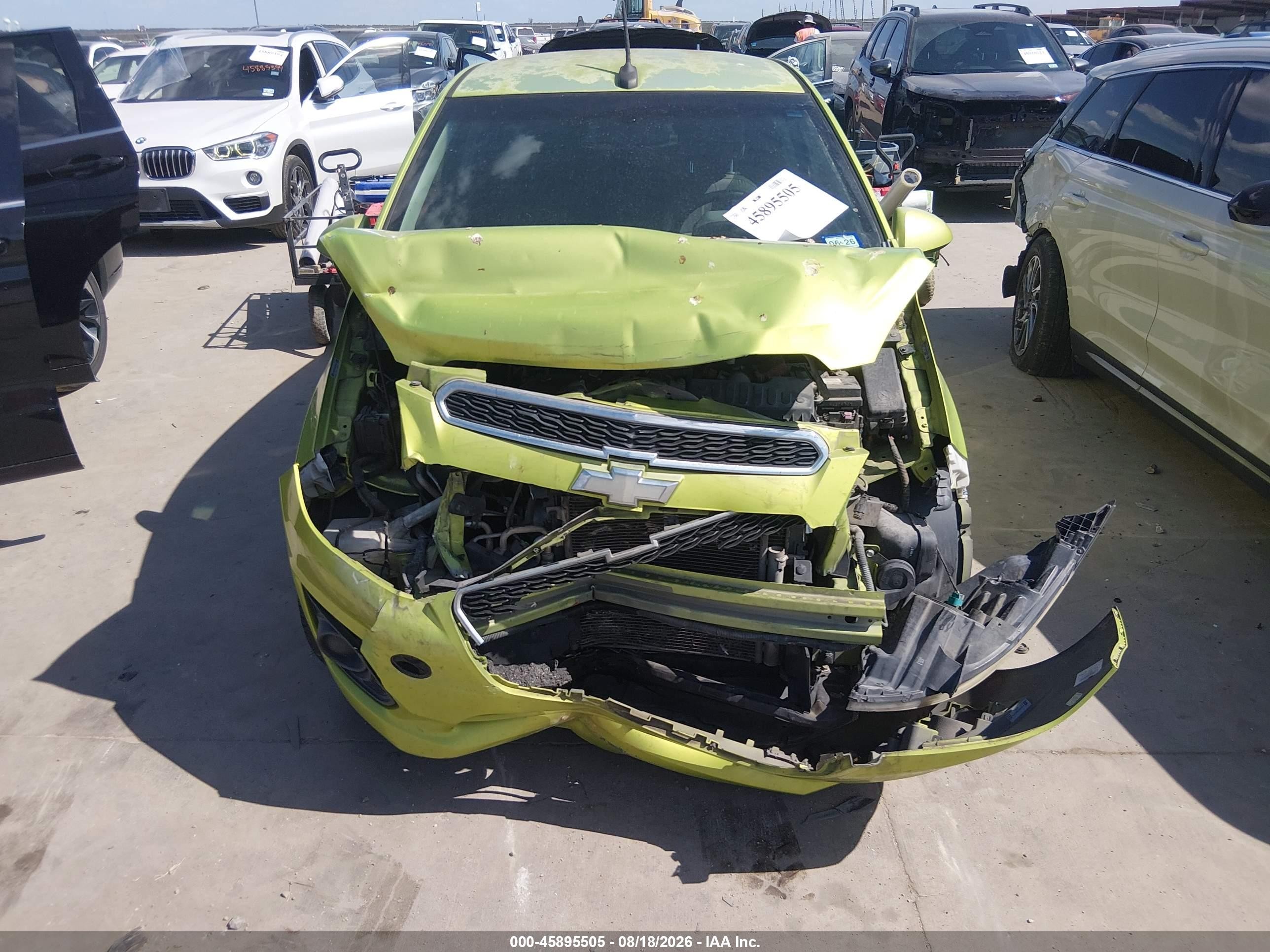 2013 Chevrolet Spark 1lt Auto Green vin: KL8CD6S9XDC531526