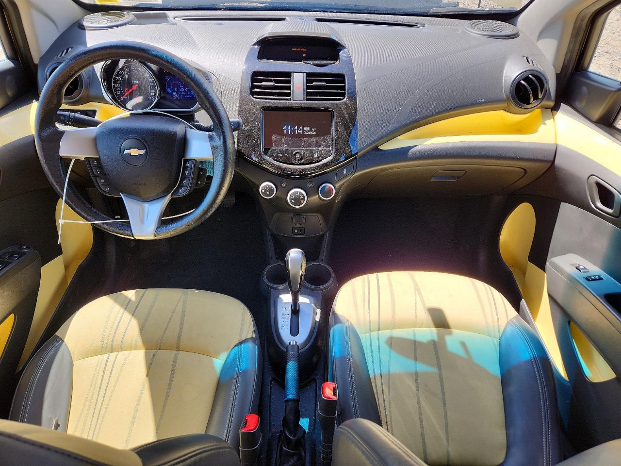 2013 Chevrolet Spark 1lt Yellow vin: KL8CD6S9XDC563120