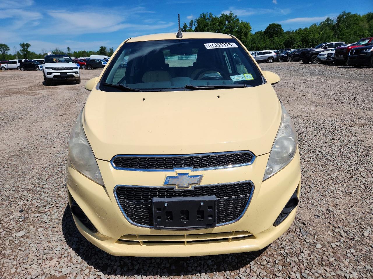 2013 Chevrolet Spark 1lt Yellow vin: KL8CD6S9XDC563120