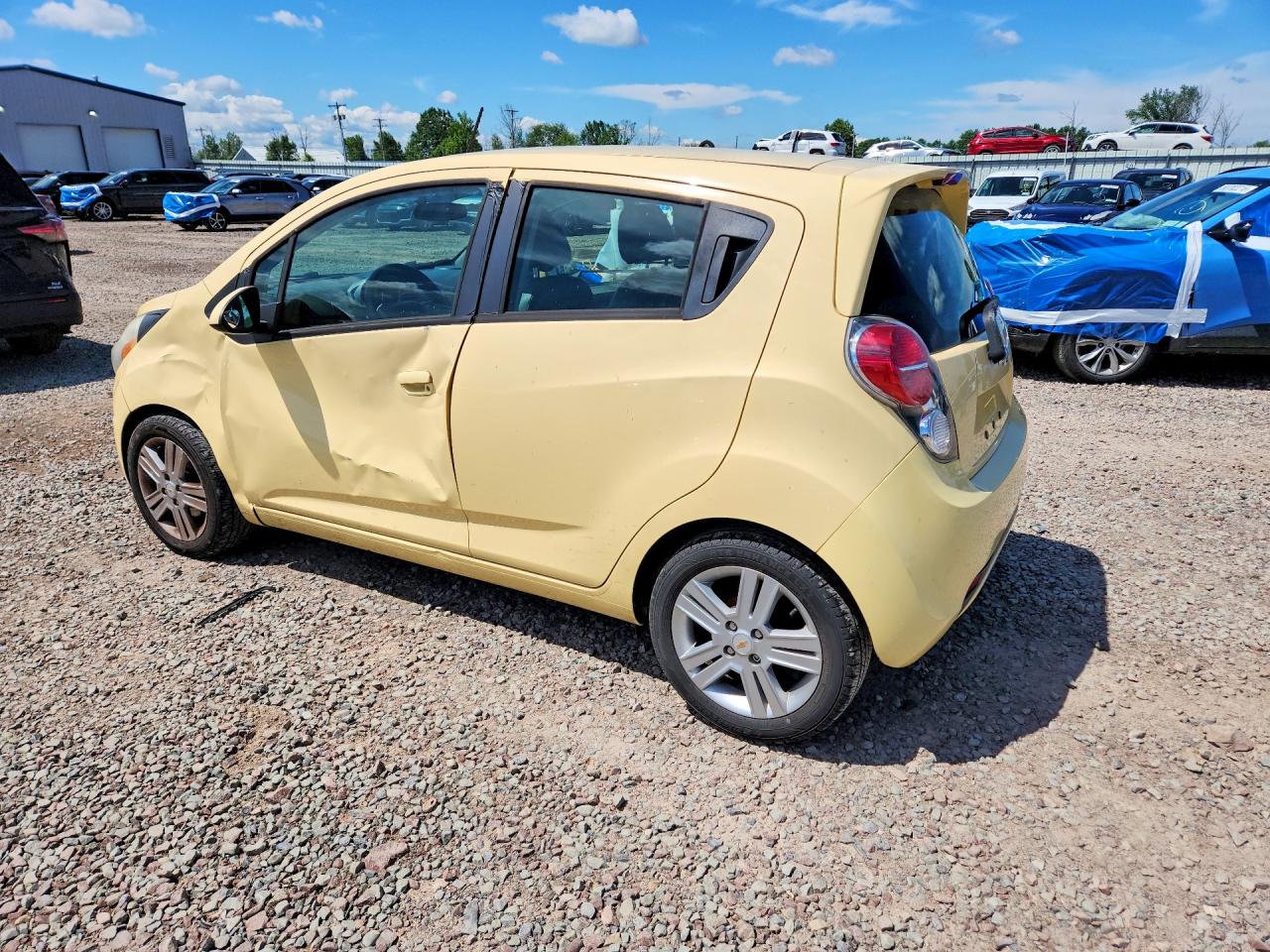 2013 Chevrolet Spark 1lt Yellow vin: KL8CD6S9XDC563120