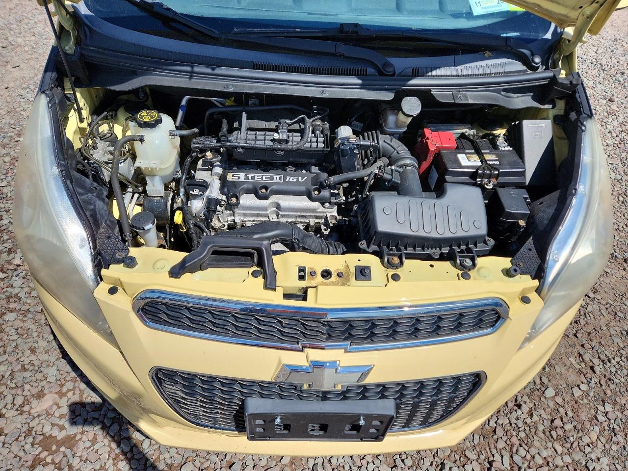2013 Chevrolet Spark 1lt Yellow vin: KL8CD6S9XDC563120