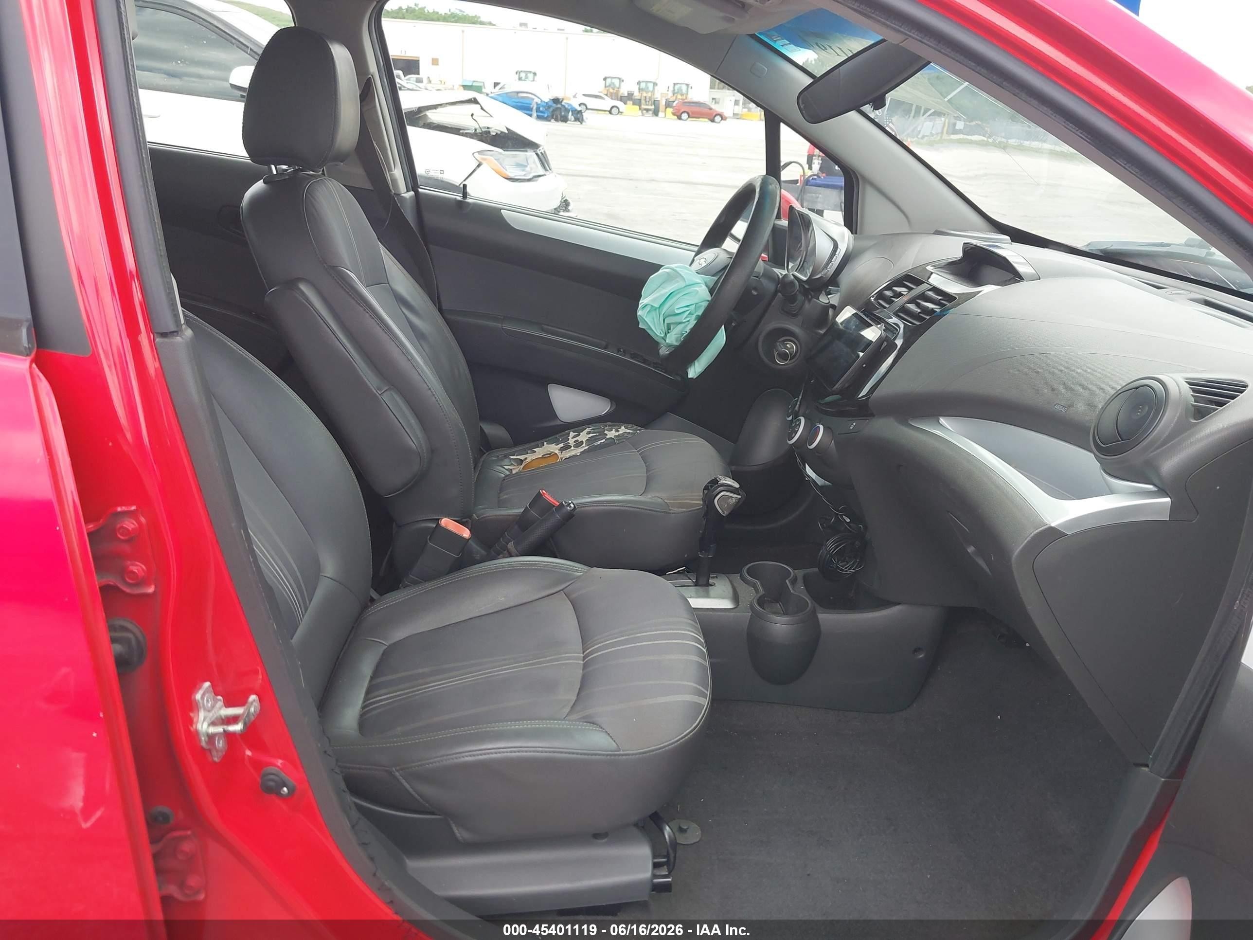 2013 Chevrolet Spark 1lt Auto Красный vin: KL8CD6S9XDC568916