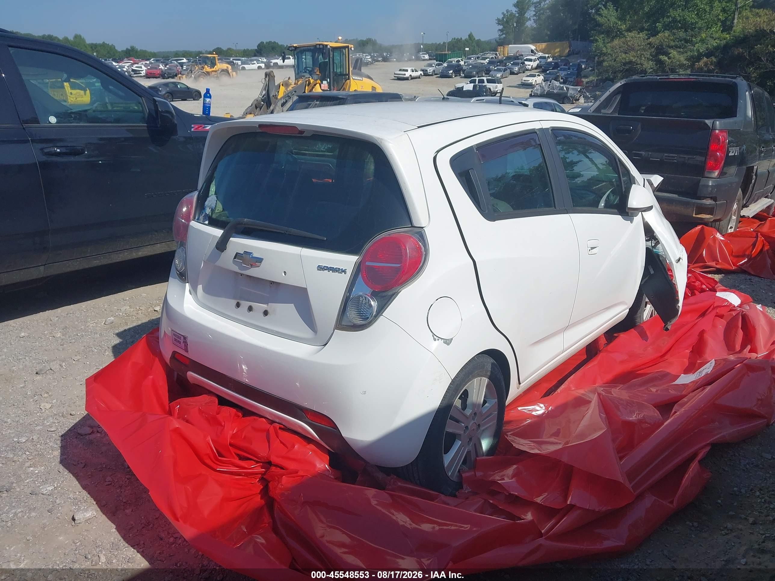 2013 Chevrolet Spark 1lt Auto White vin: KL8CD6S9XDC595839