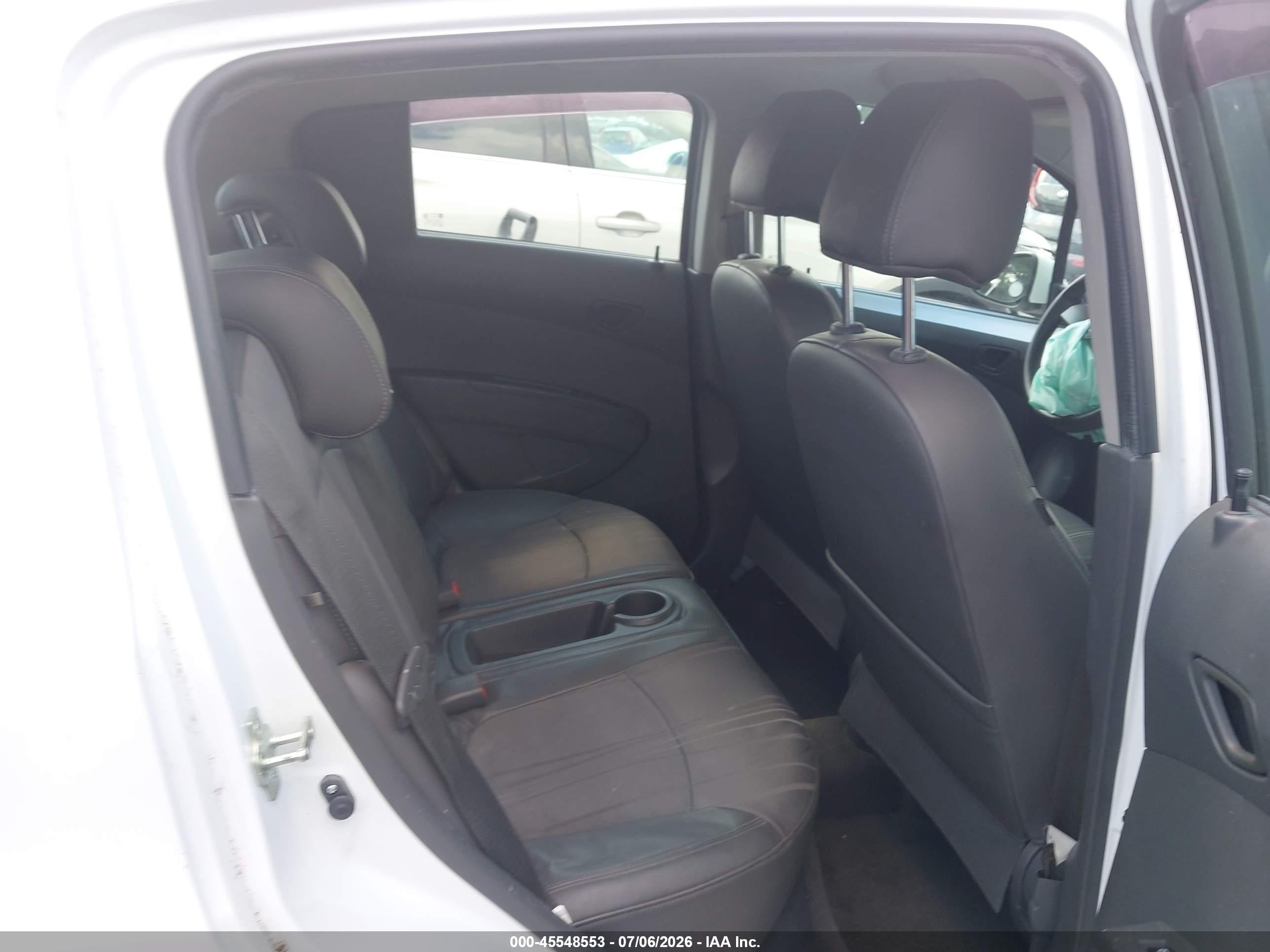 2013 Chevrolet Spark 1lt Auto White vin: KL8CD6S9XDC595839