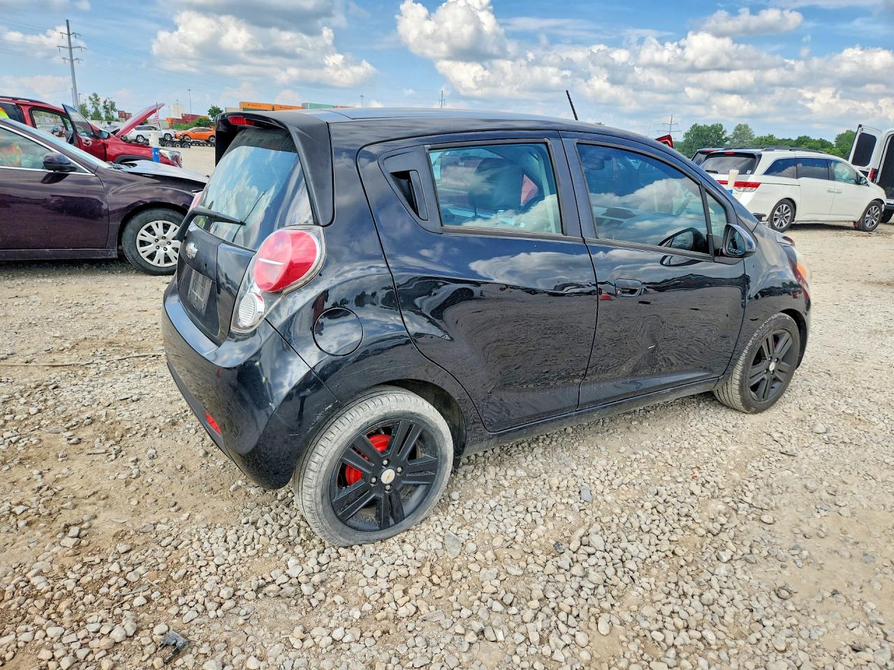 2014 Chevrolet Spark 1lt Black vin: KL8CD6S9XEC429760