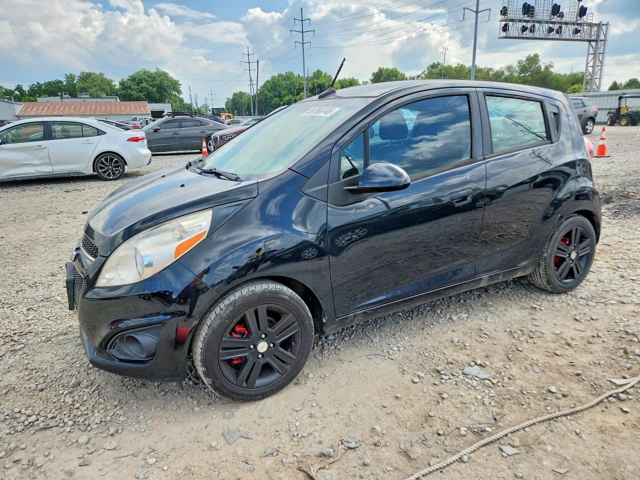 2014 Chevrolet Spark 1lt Black vin: KL8CD6S9XEC429760
