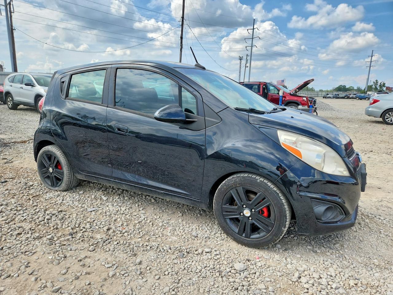 2014 Chevrolet Spark 1lt Black vin: KL8CD6S9XEC429760