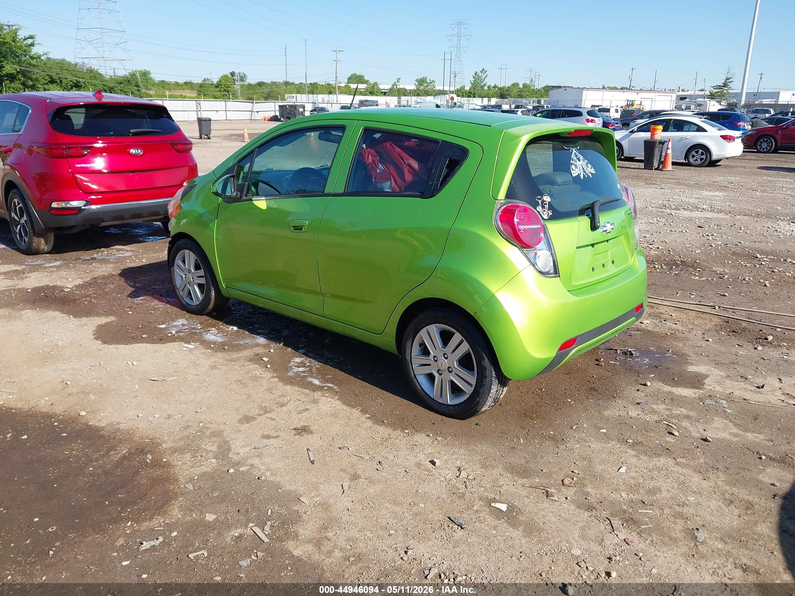2014 Chevrolet Spark 1lt Auto Green vin: KL8CD6S9XEC481129