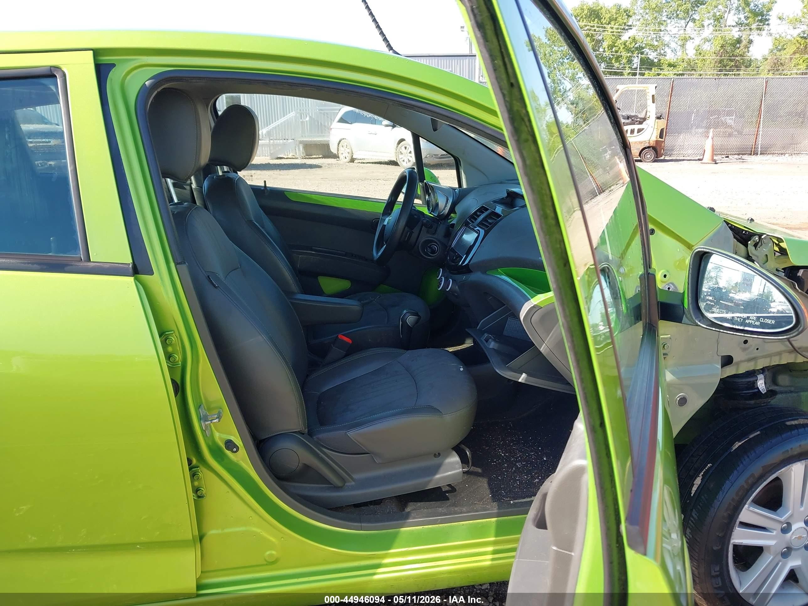 2014 Chevrolet Spark 1lt Auto Green vin: KL8CD6S9XEC481129