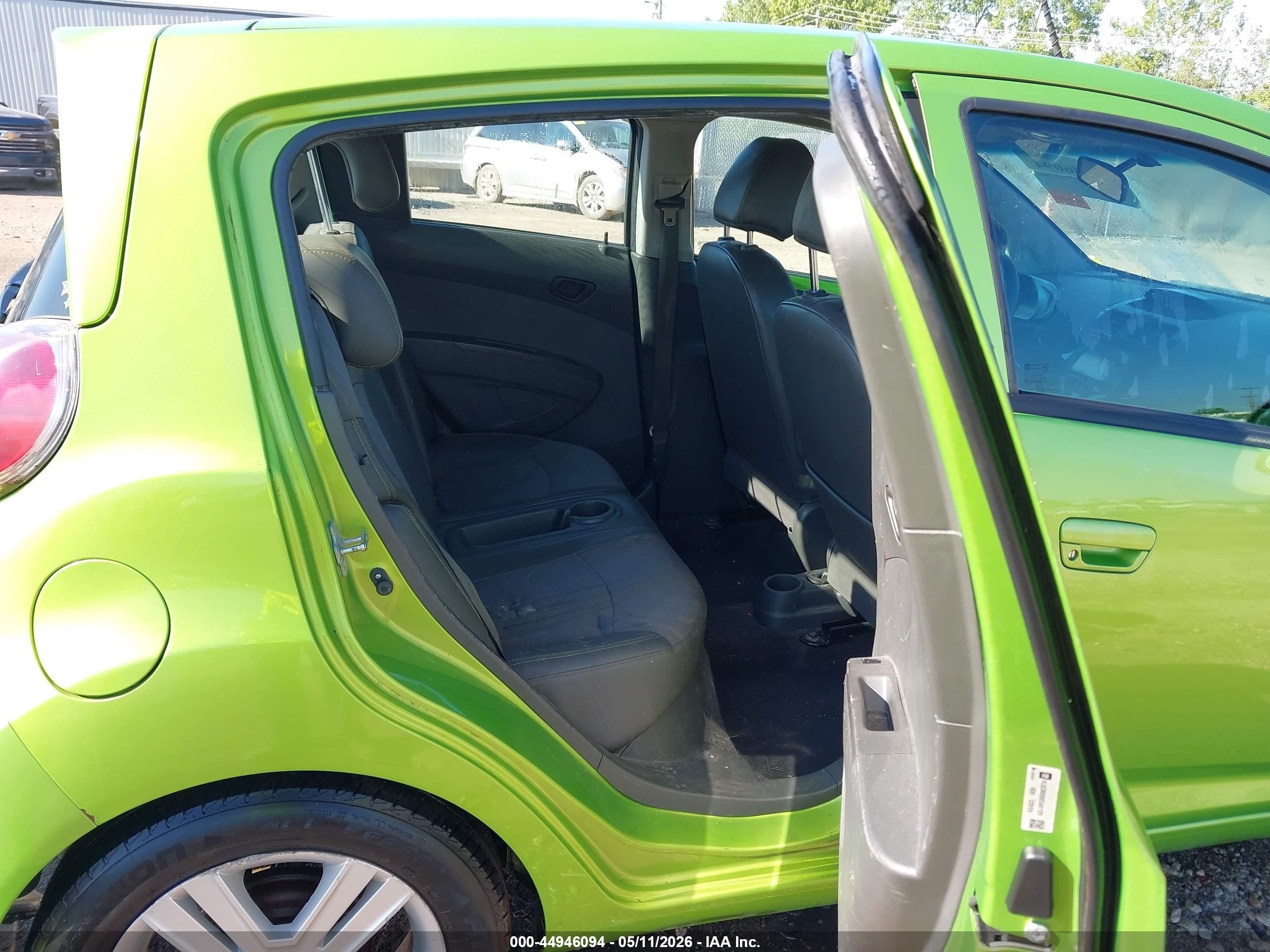 2014 Chevrolet Spark 1lt Auto Green vin: KL8CD6S9XEC481129