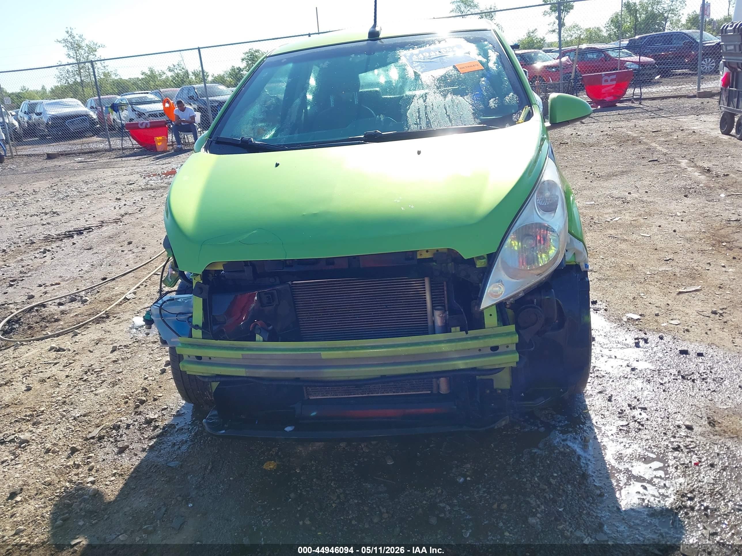 2014 Chevrolet Spark 1lt Auto Green vin: KL8CD6S9XEC481129