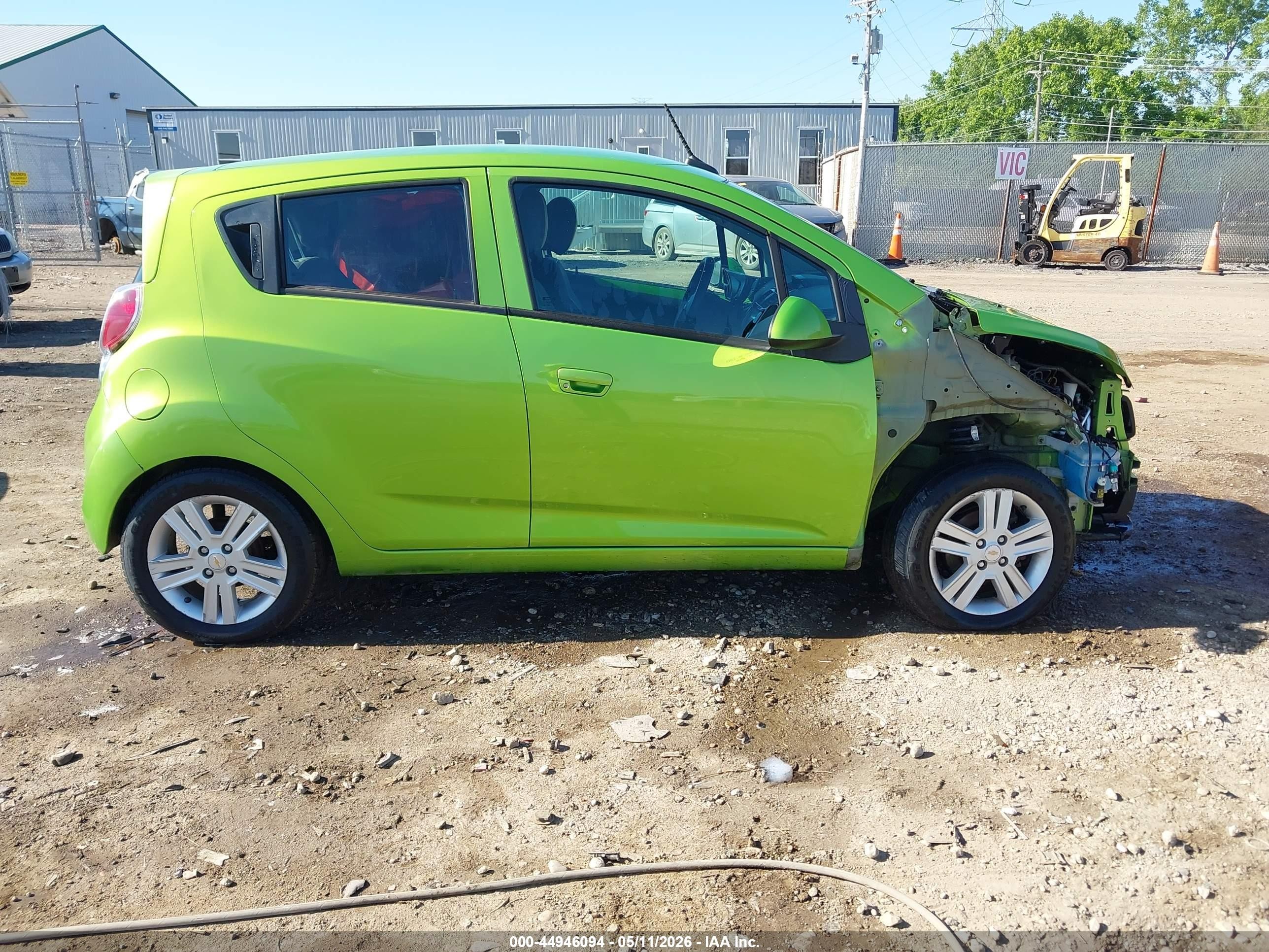 2014 Chevrolet Spark 1lt Auto Green vin: KL8CD6S9XEC481129