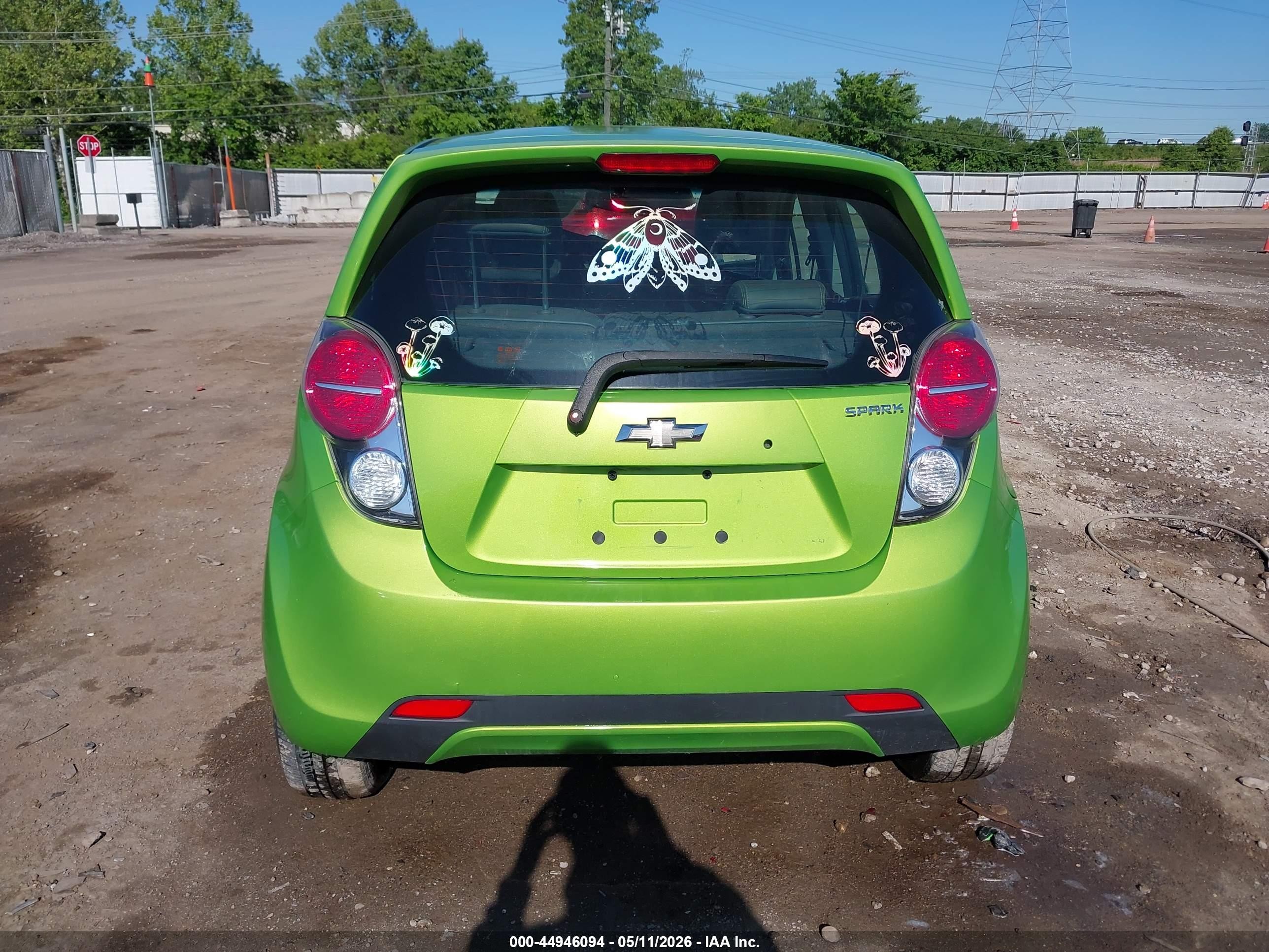 2014 Chevrolet Spark 1lt Auto Green vin: KL8CD6S9XEC481129